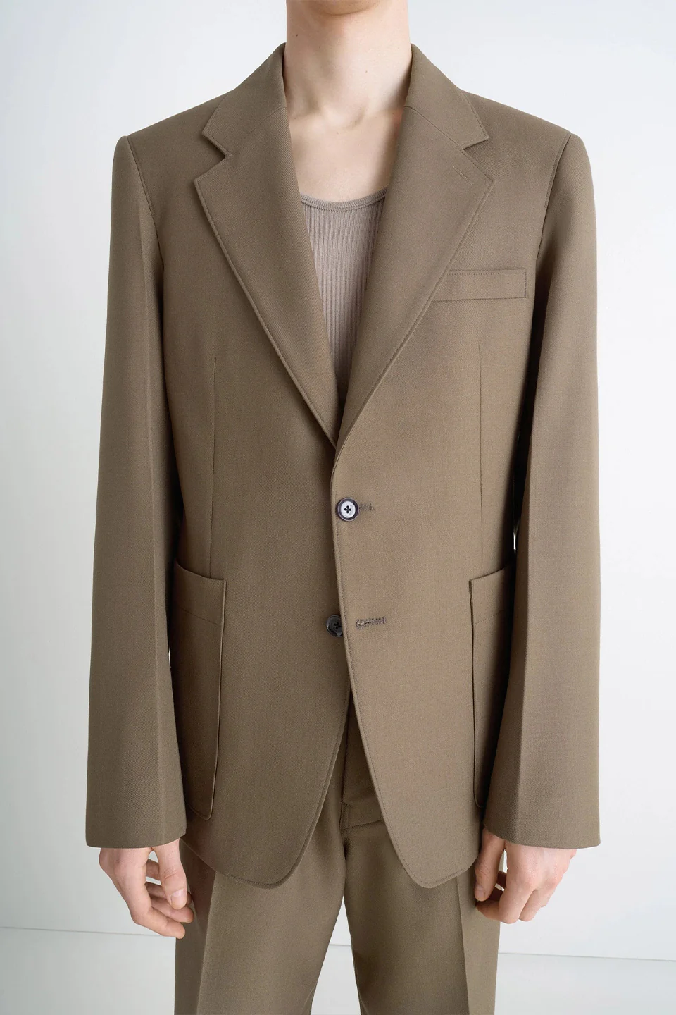 Tailored SB Jacket Taupe Melange - Image 6