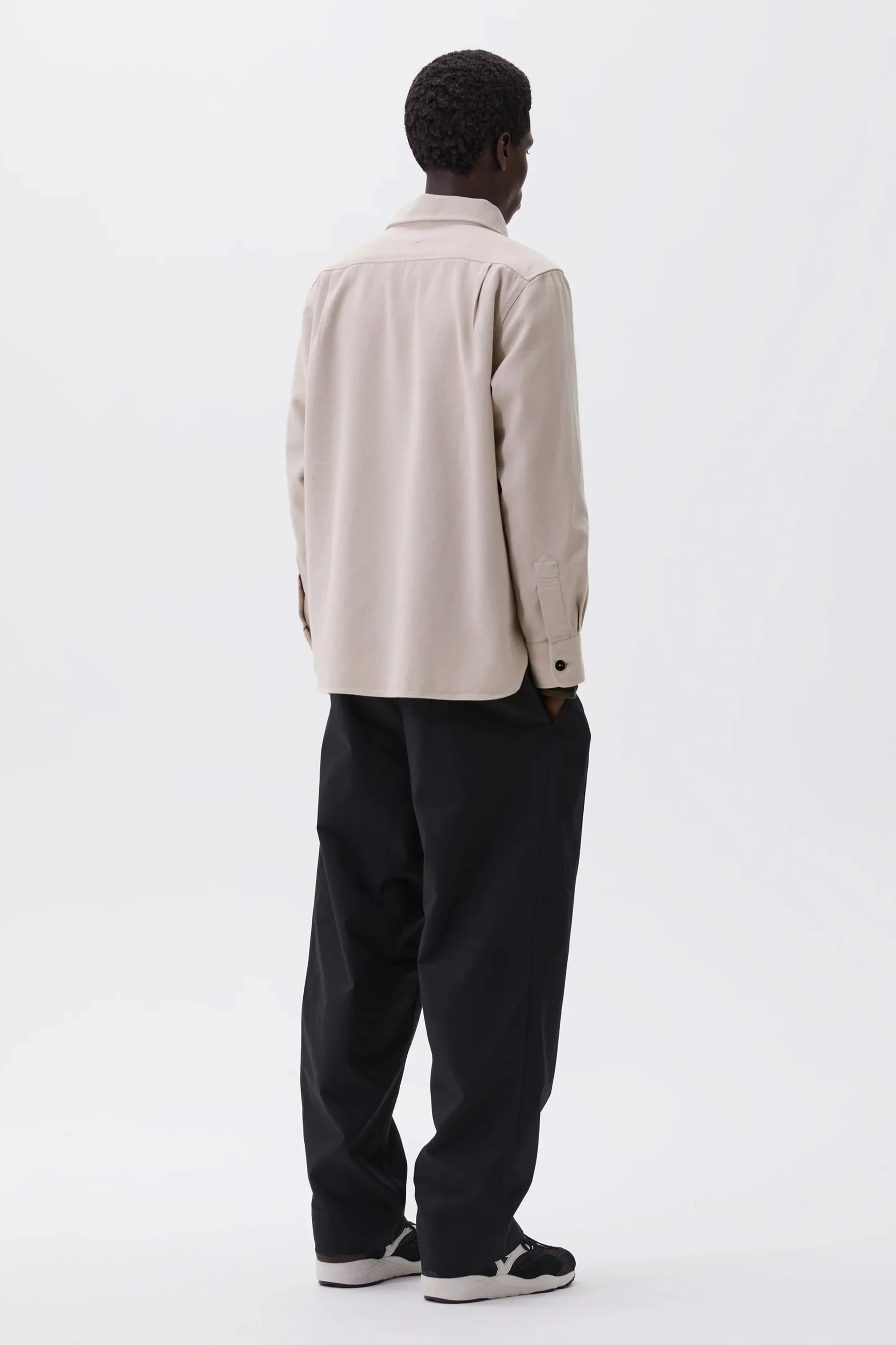 Overhead Shirt Cotton Wool Drill Bone - Image 4