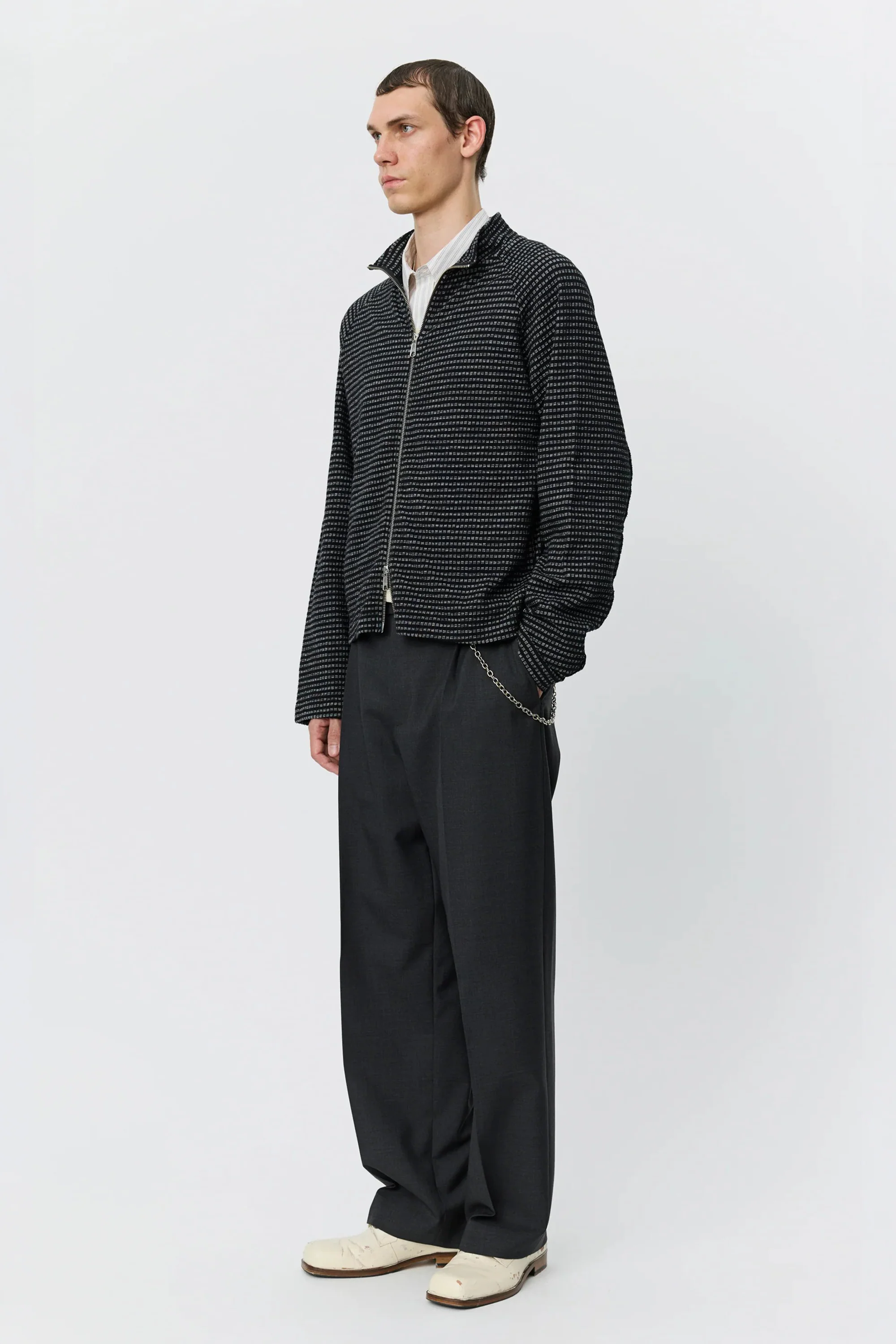 Leisure Zip Up Black Experienced Check - Image 3