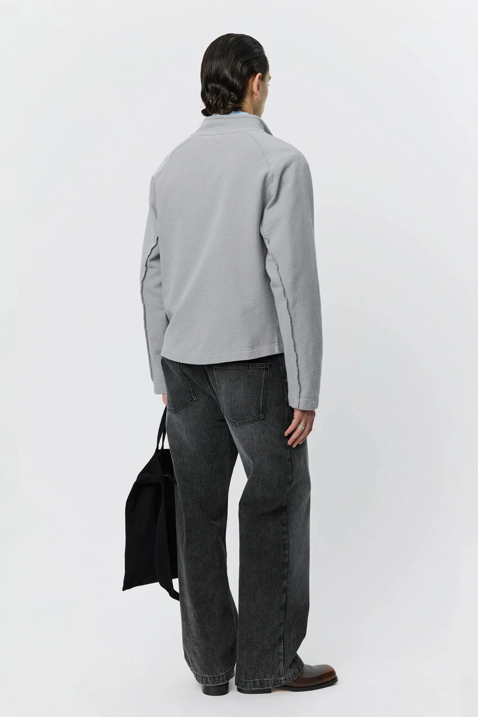Leisure Zip Up Mineral Grey Needle Jump - Image 4