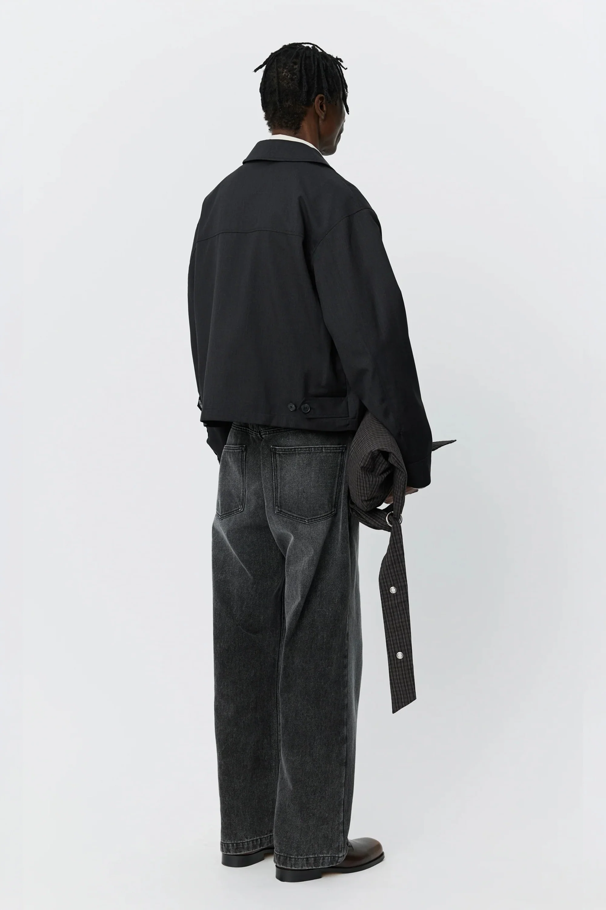 Postal Jacket Anthracite Wool - Image 4