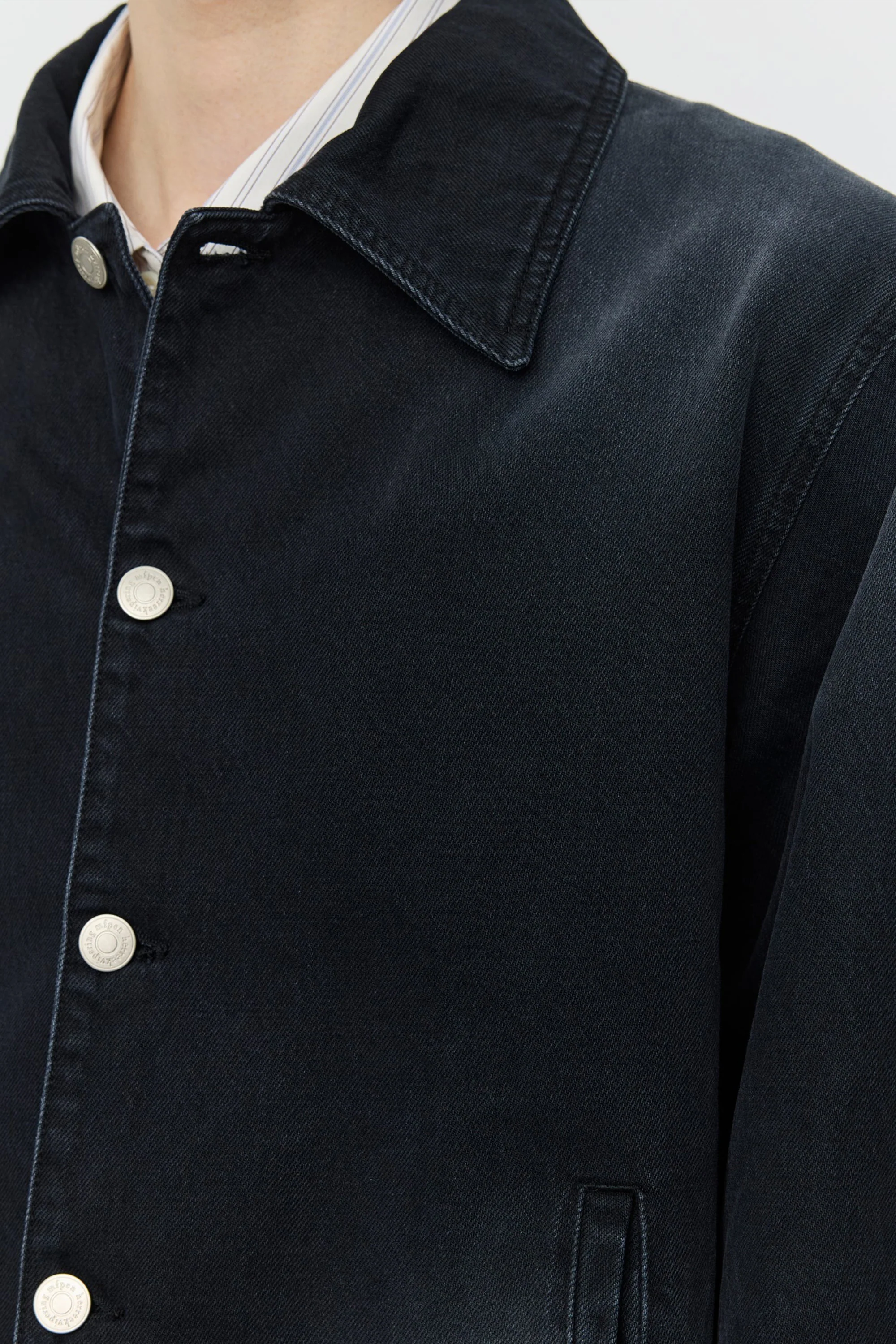 Union Jacket Rinsed Black - Image 6
