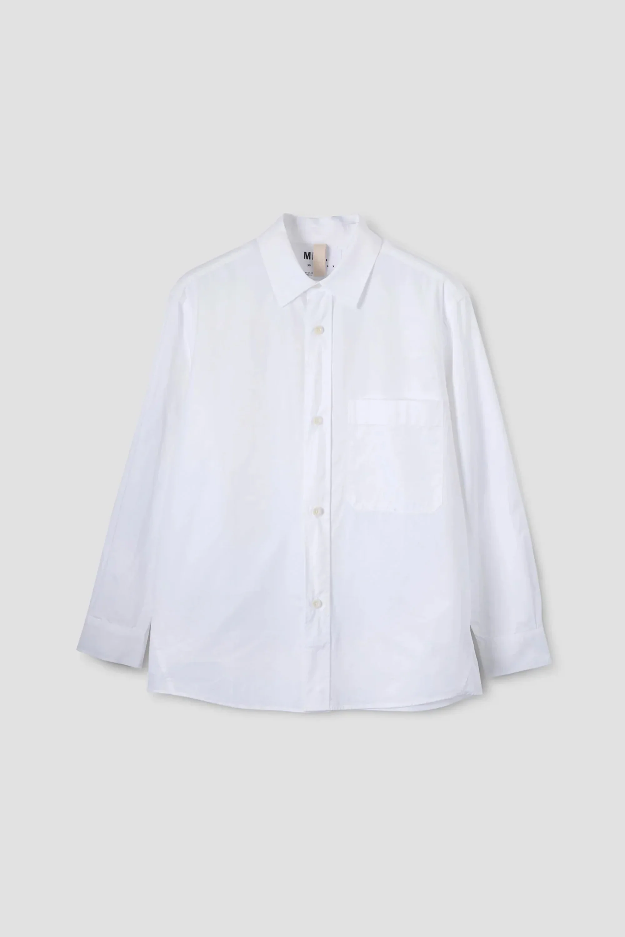 Basic Shirt Compact Cotton Poplin White - Image 5