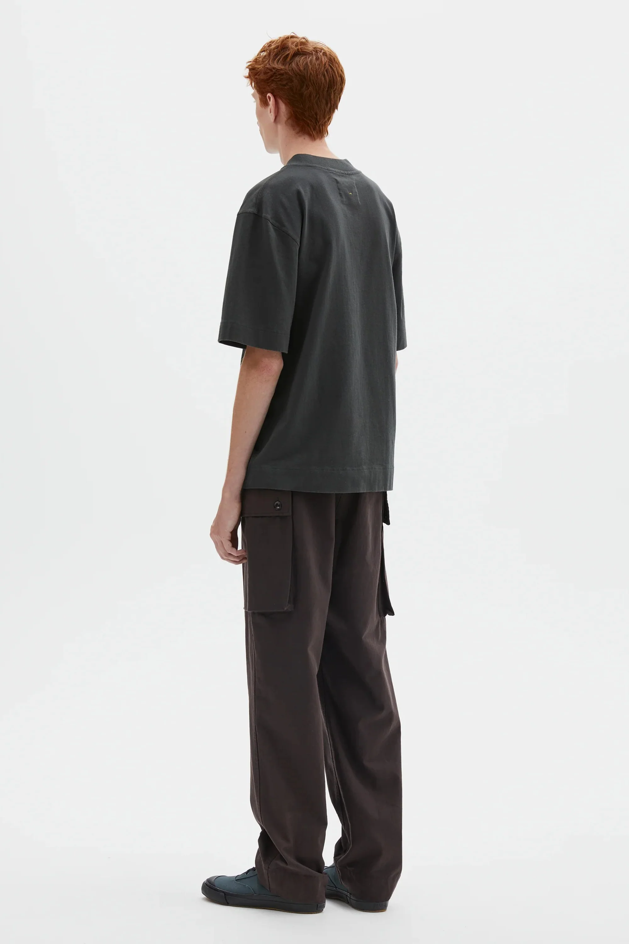Flatlock Crew Matte Jersey Black Green - Image 4