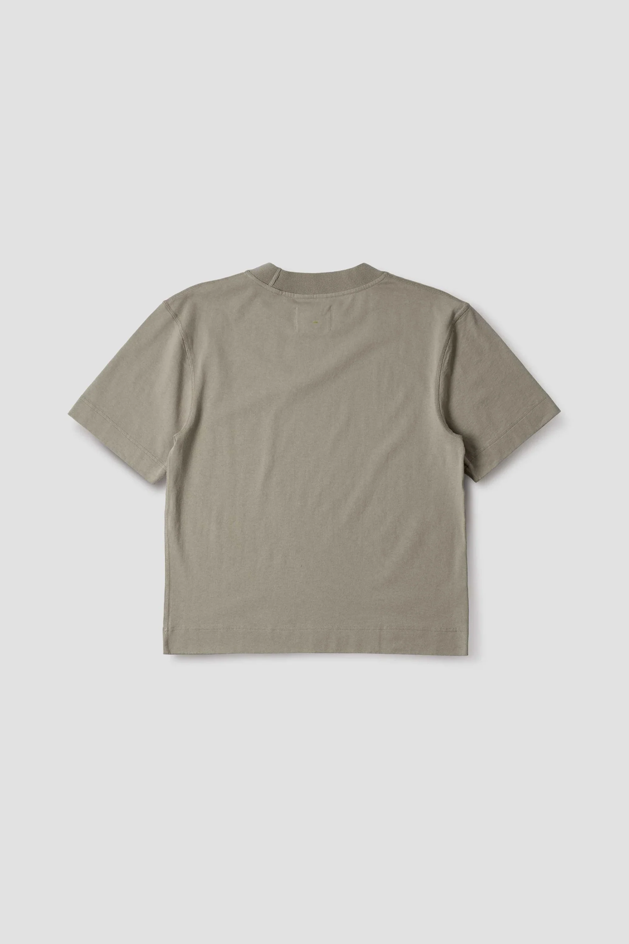 Flatlock Crew Matte Jersey Taupe - Image 6
