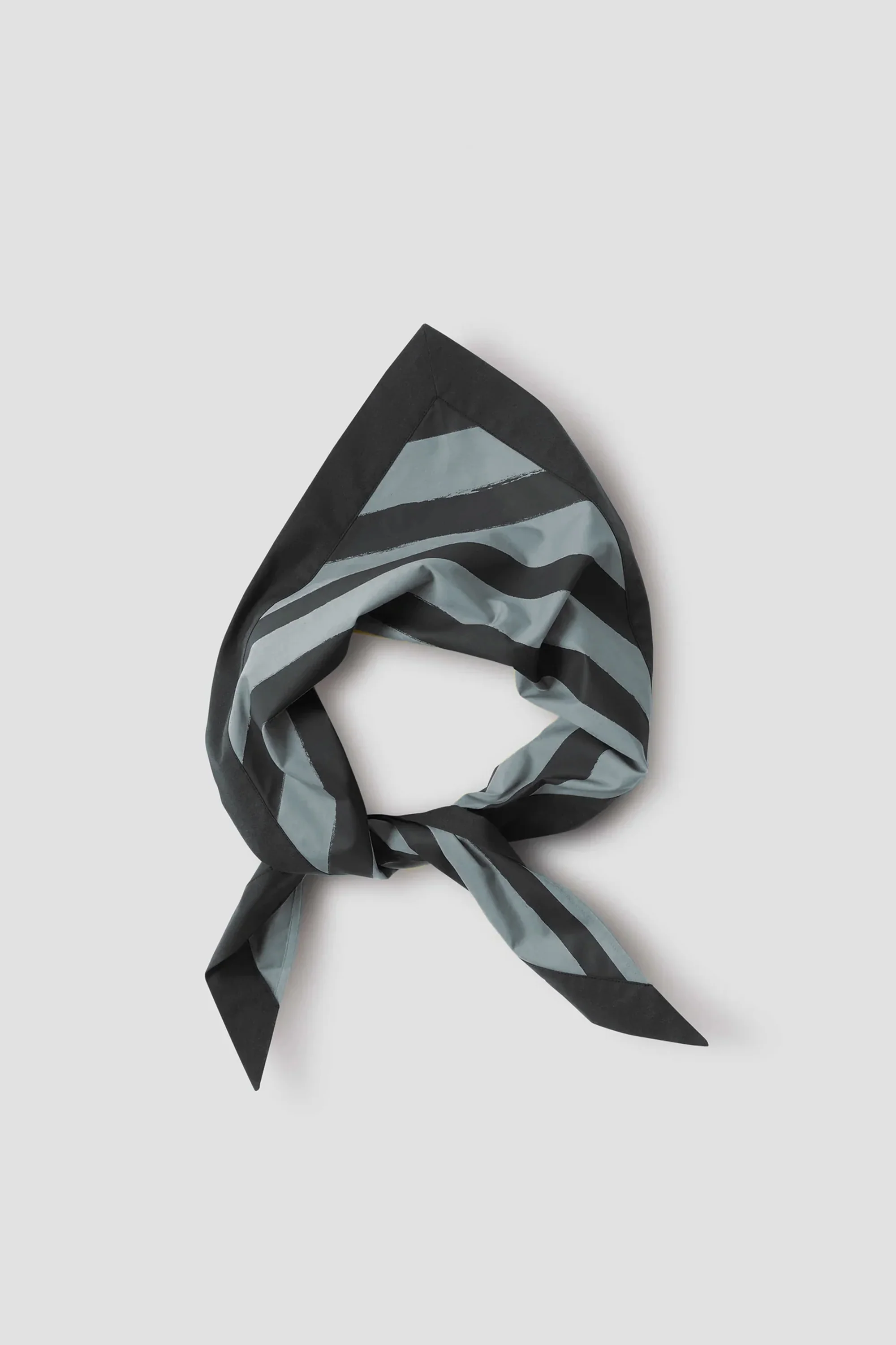 Printed Woven Scout Scarf Compact Cotton Poplin Fog - Image 2