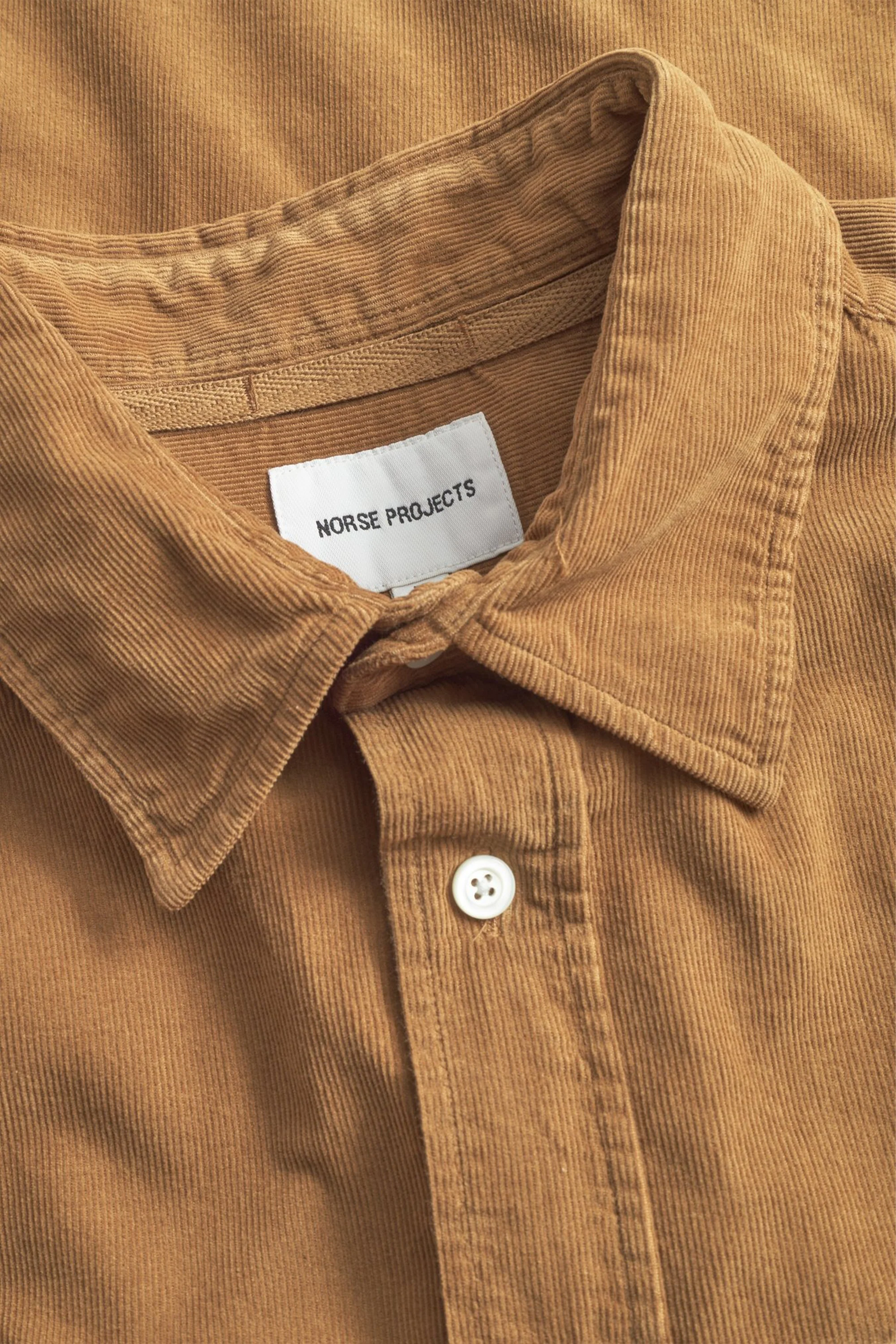 Algot Relaxed Micro Cord Shirt Duck - Image 3