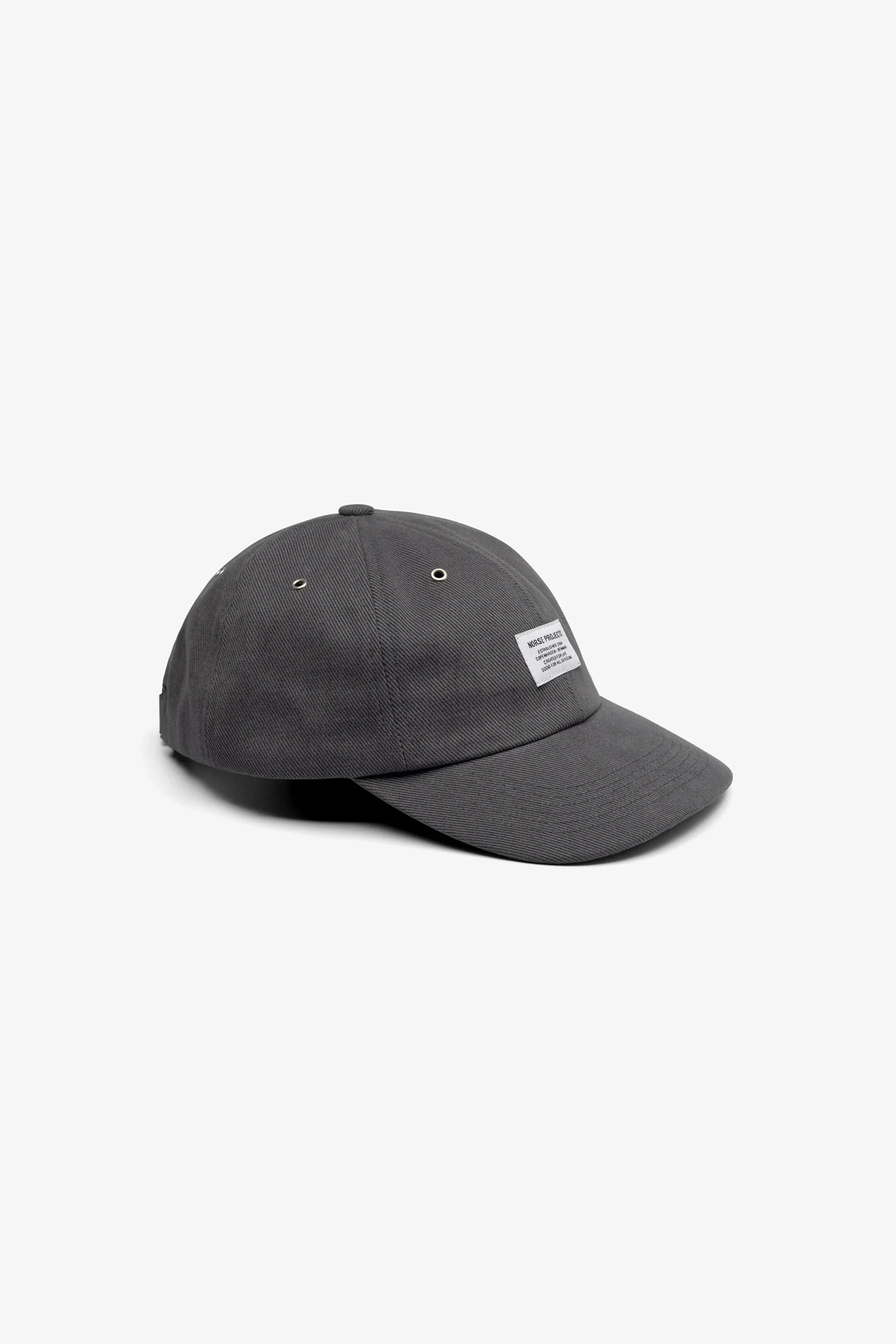 Bull Twill Denim 6-Panel Cap Graphite - Image 2