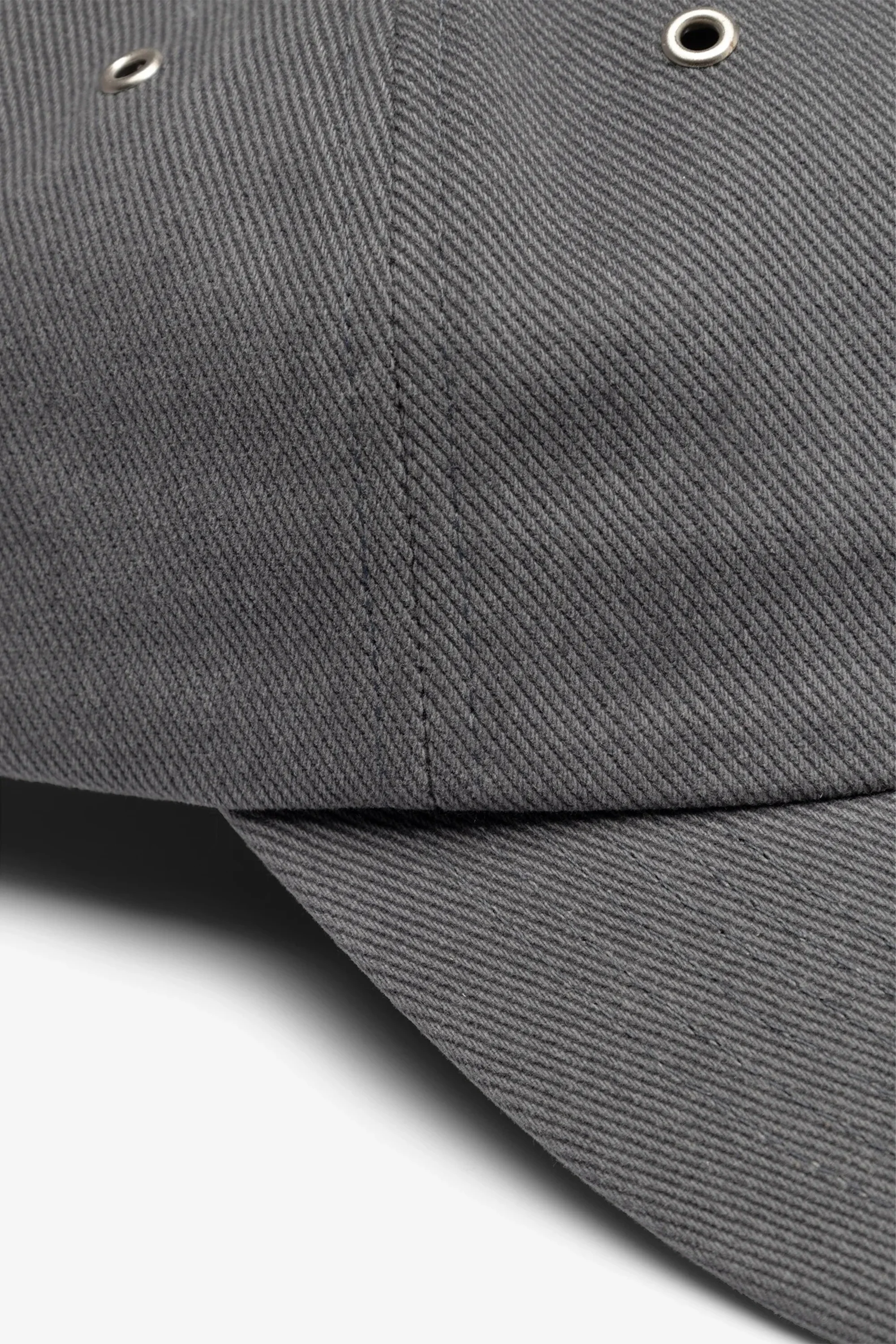 Bull Twill Denim 6-Panel Cap Graphite - Image 5