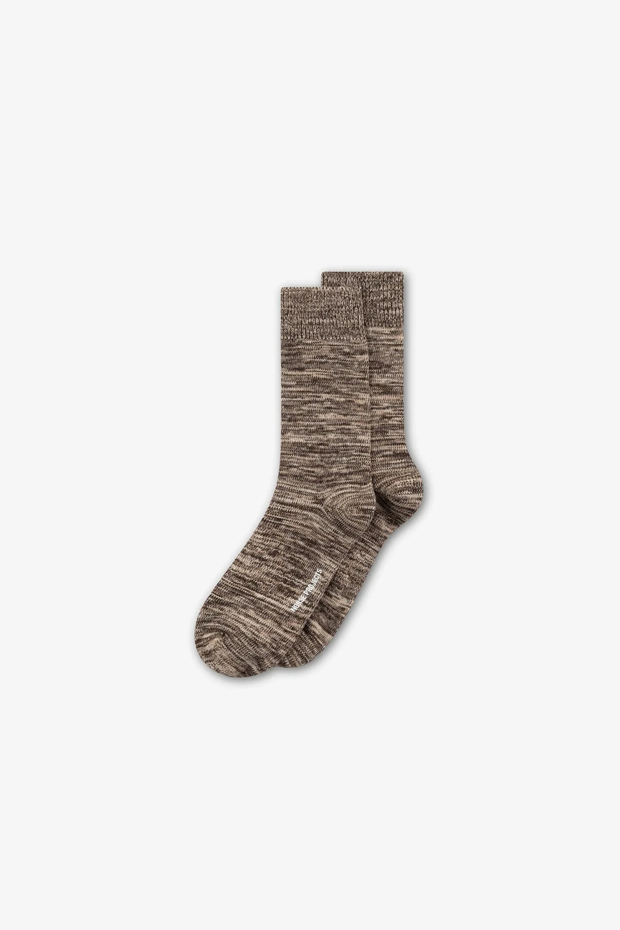Bykle Heavy Cotton Twist Sock Seal Brown - Image 2