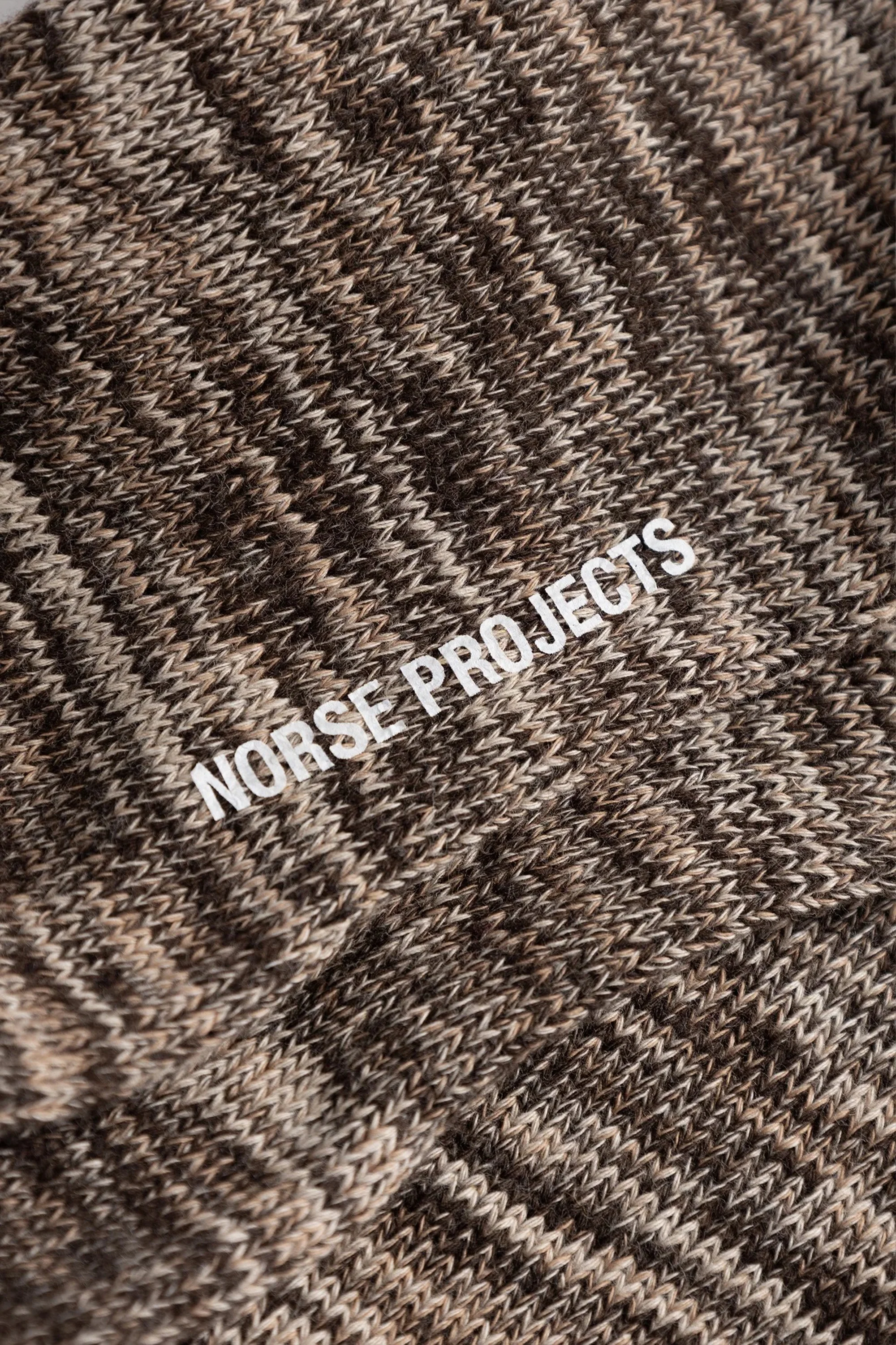 Bykle Heavy Cotton Twist Sock Seal Brown - Image 5