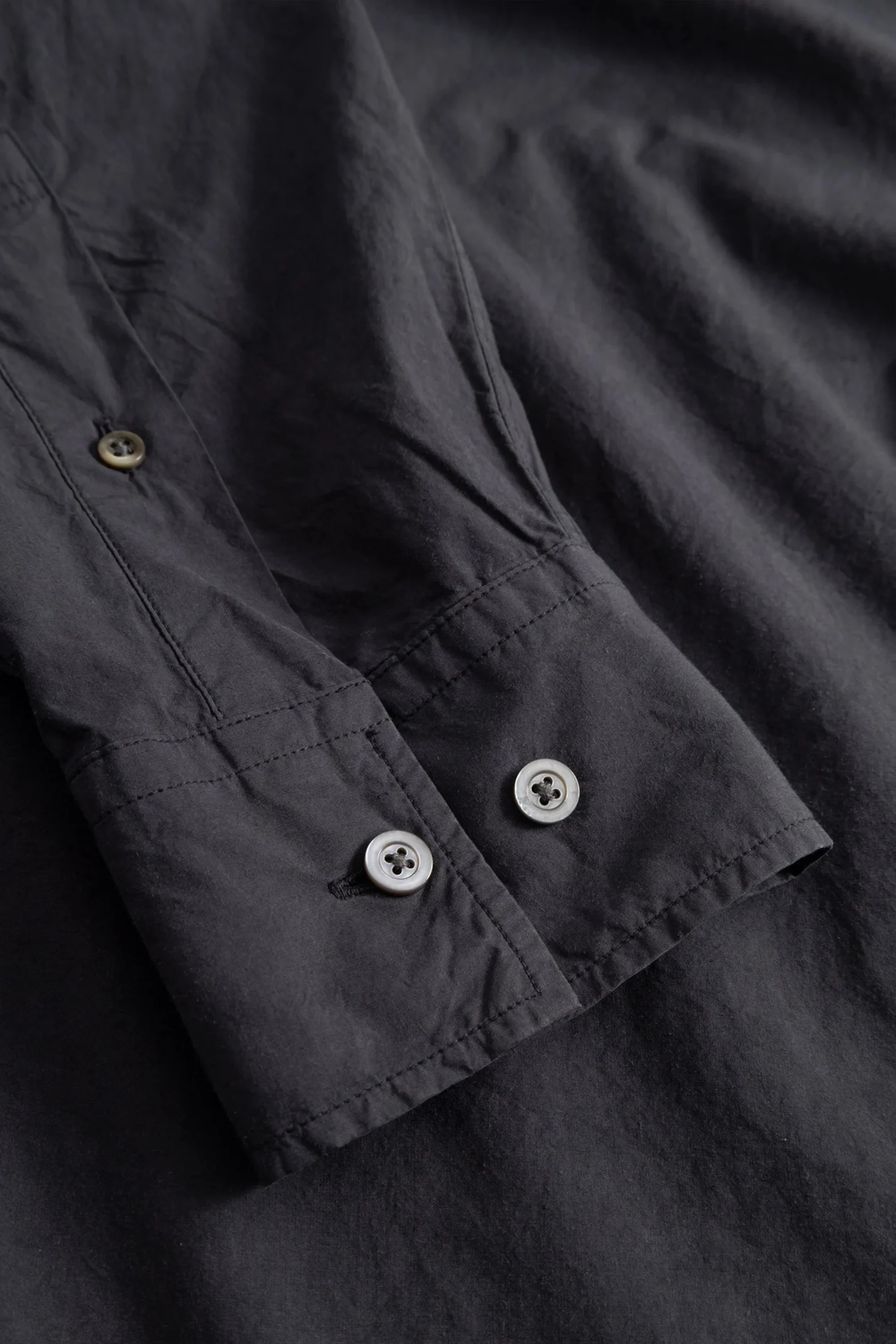 Falster Tencel Oversize Shirt Dark Navy - Image 8