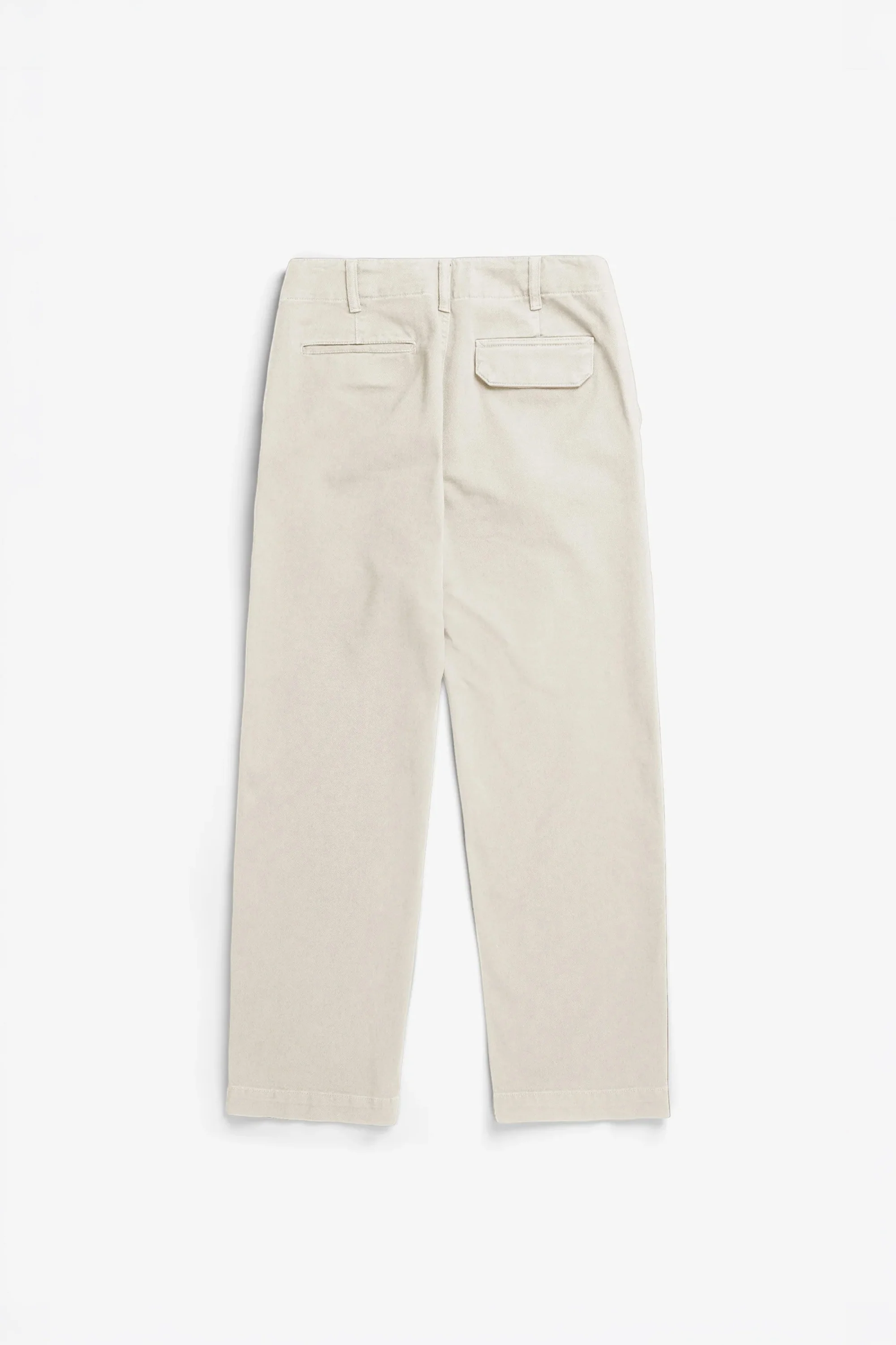 Hengifoss High Waist Heavy Twill Trouser Natural Ecru - Image 6