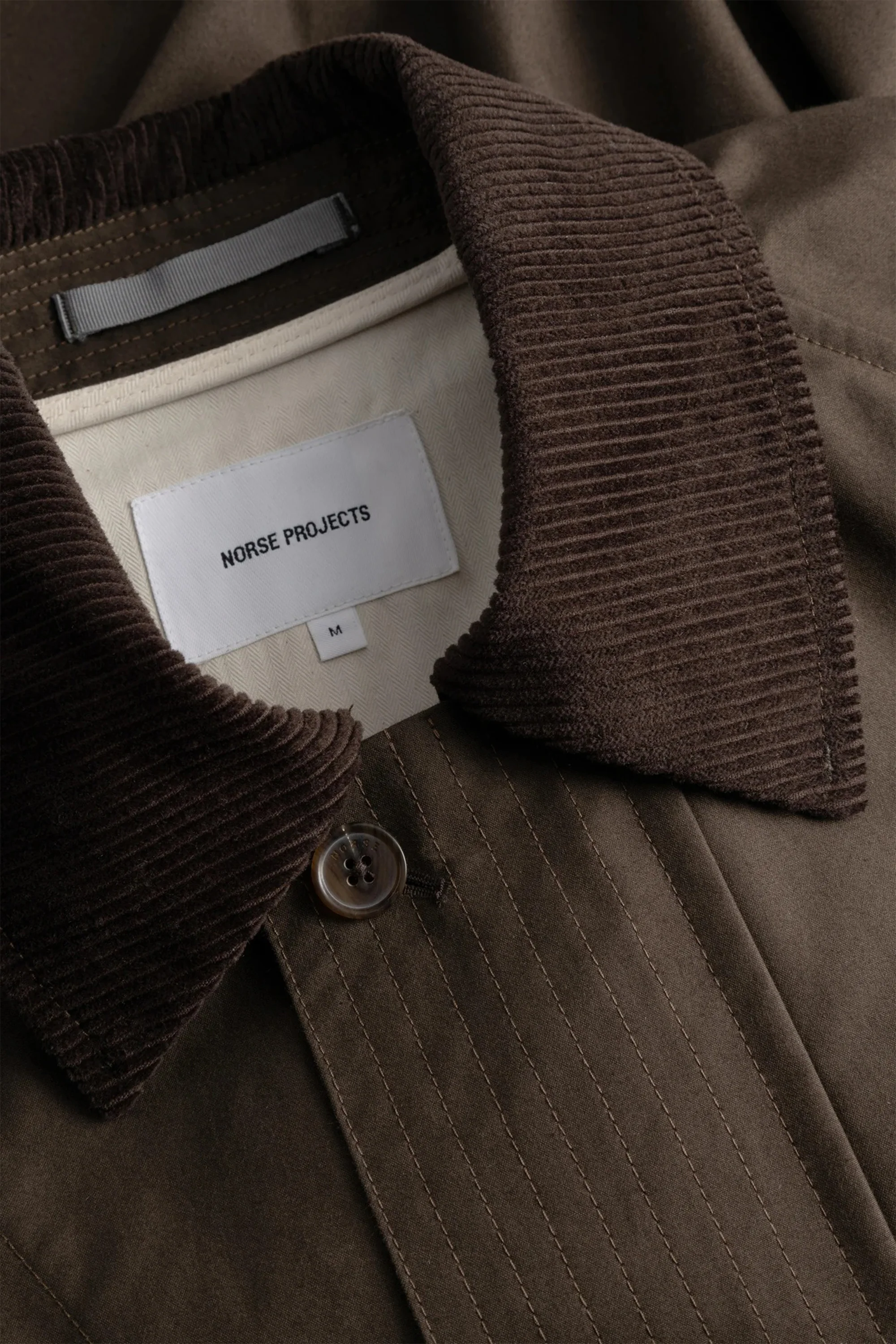 Holmen Wax Raglan Light Jacket Delicioso Brown - Image 9