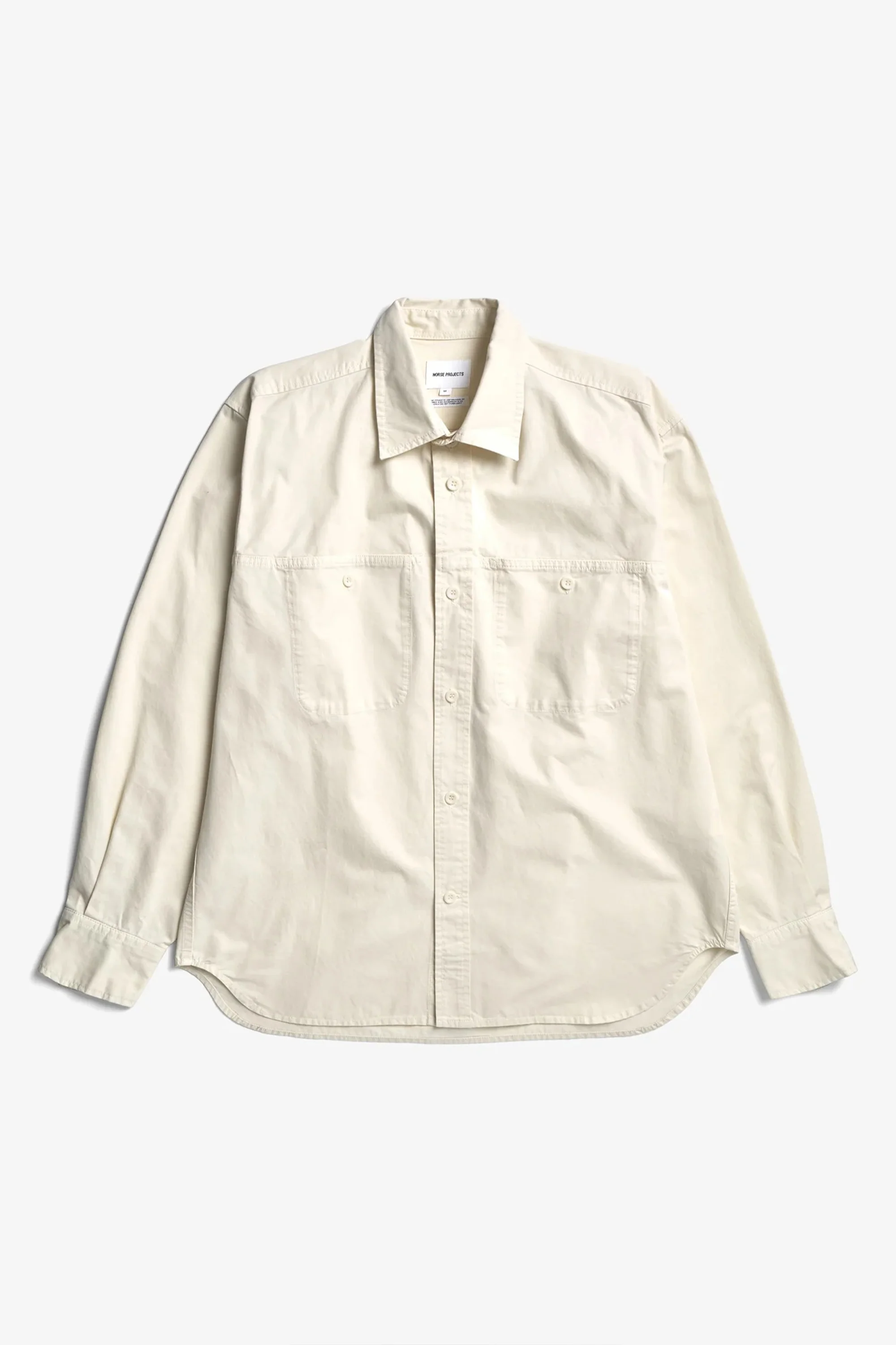 Julius Mineral Dyed Oversize Shirt Ecru - Image 4