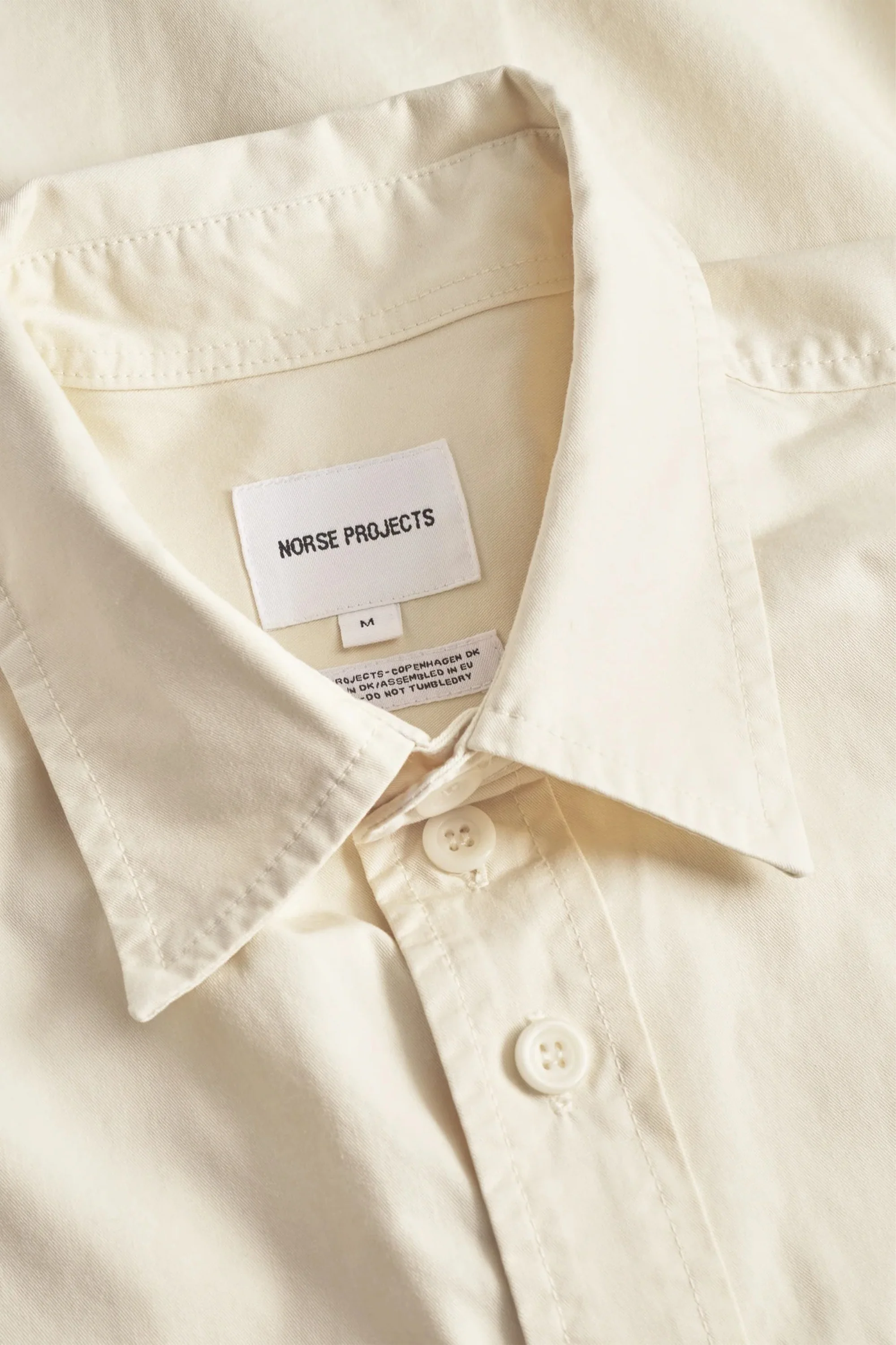 Julius Mineral Dyed Oversize Shirt Ecru - Image 6