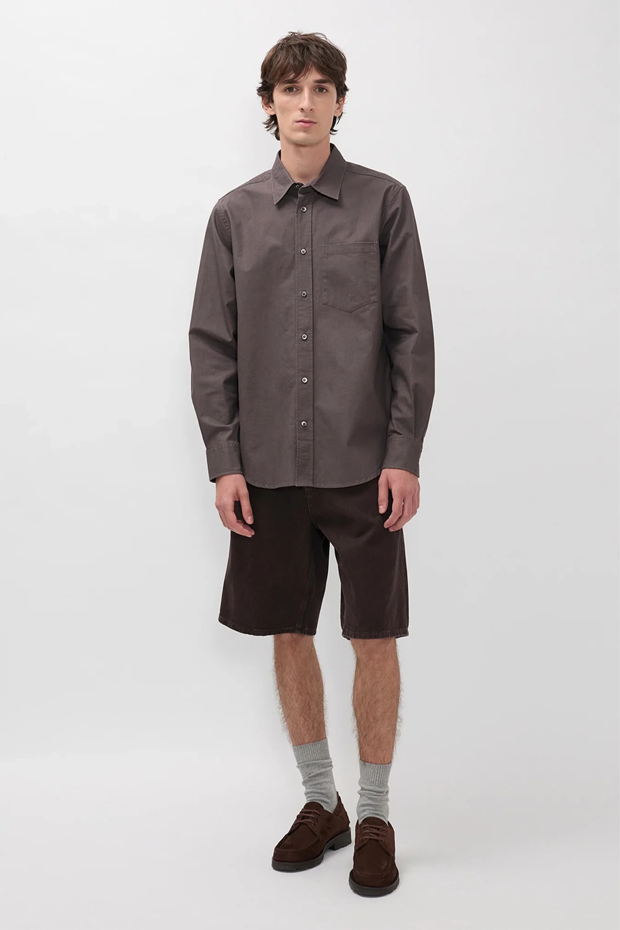 Korshavn Relaxed 5 Pocket Heavy Twill Short Shale - Image 2