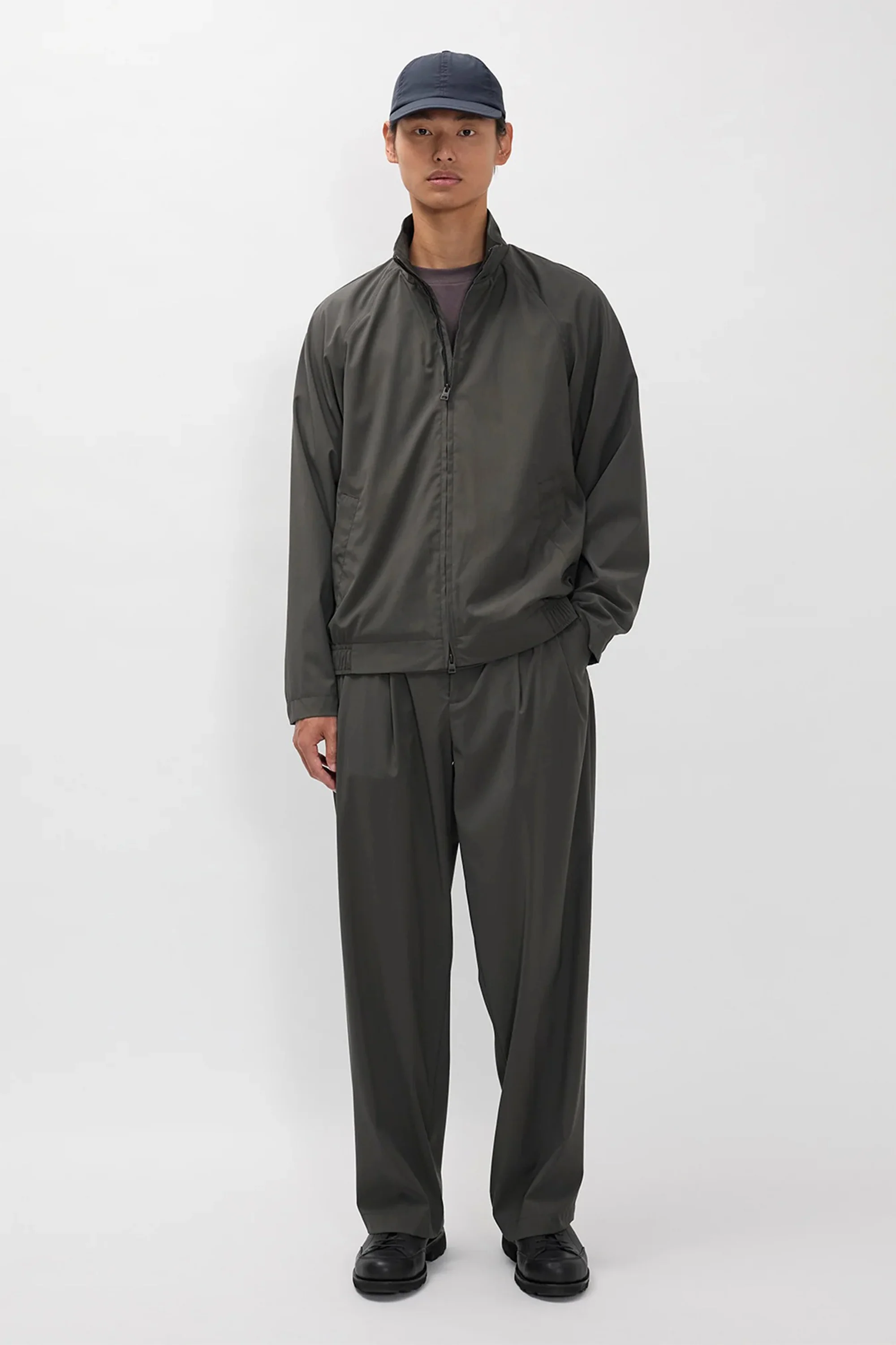 Korso Alpinix 37,5 Wool Harrington Jacket Charcoal Melange