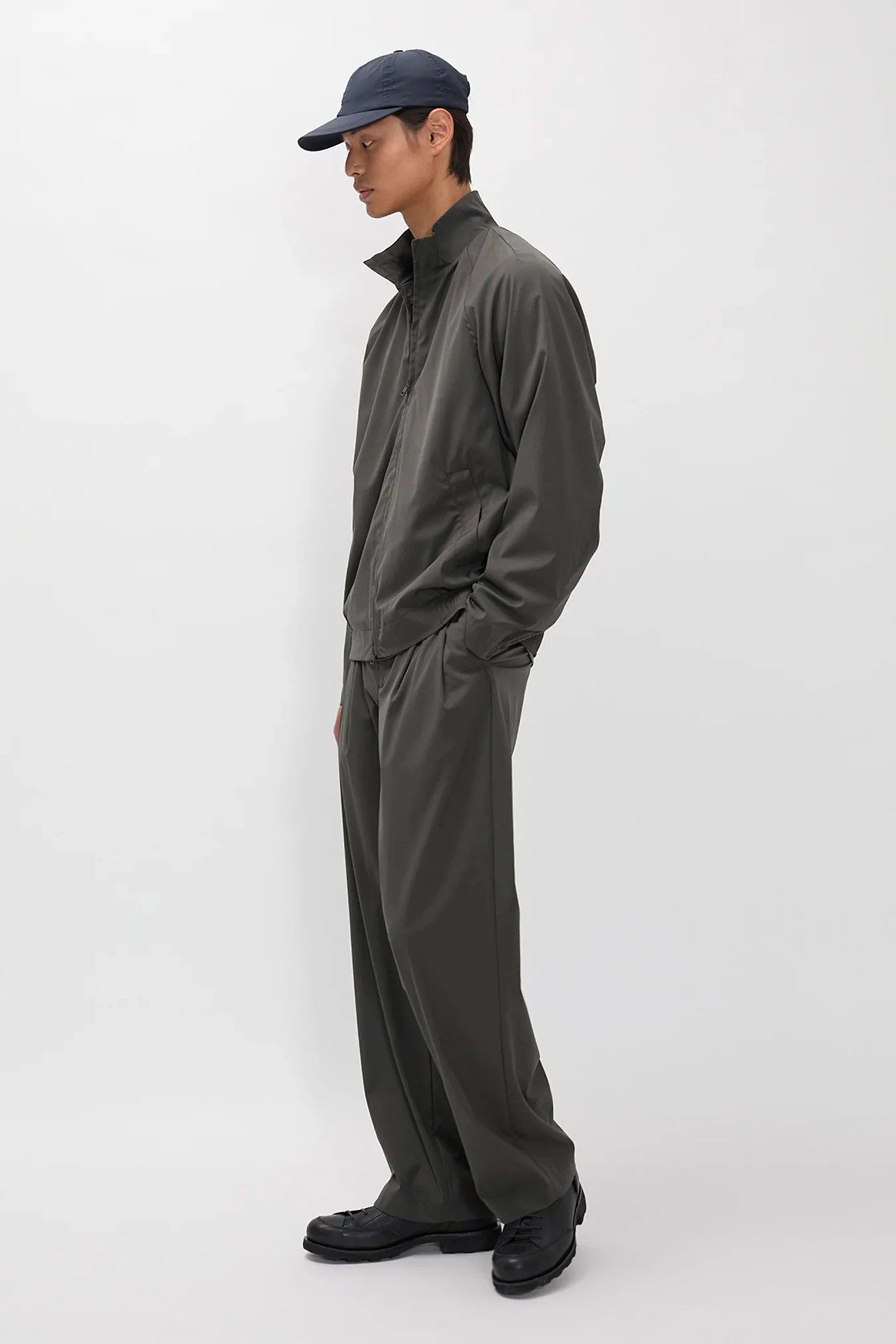 Korso Alpinix 37,5 Wool Harrington Jacket Charcoal Melange - Image 3