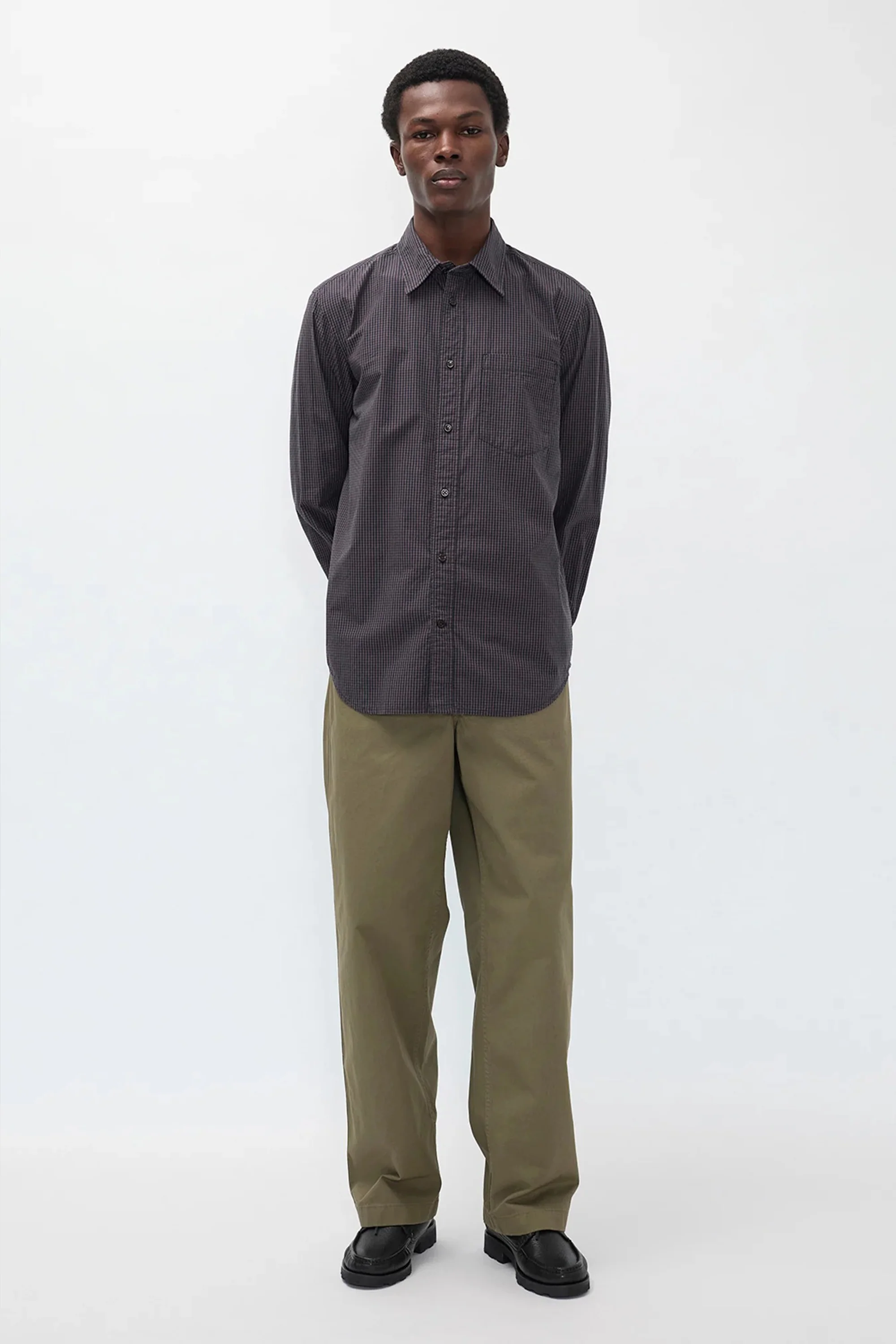 Kvitfjell Relaxed Cotton Twill Pant Olive Night