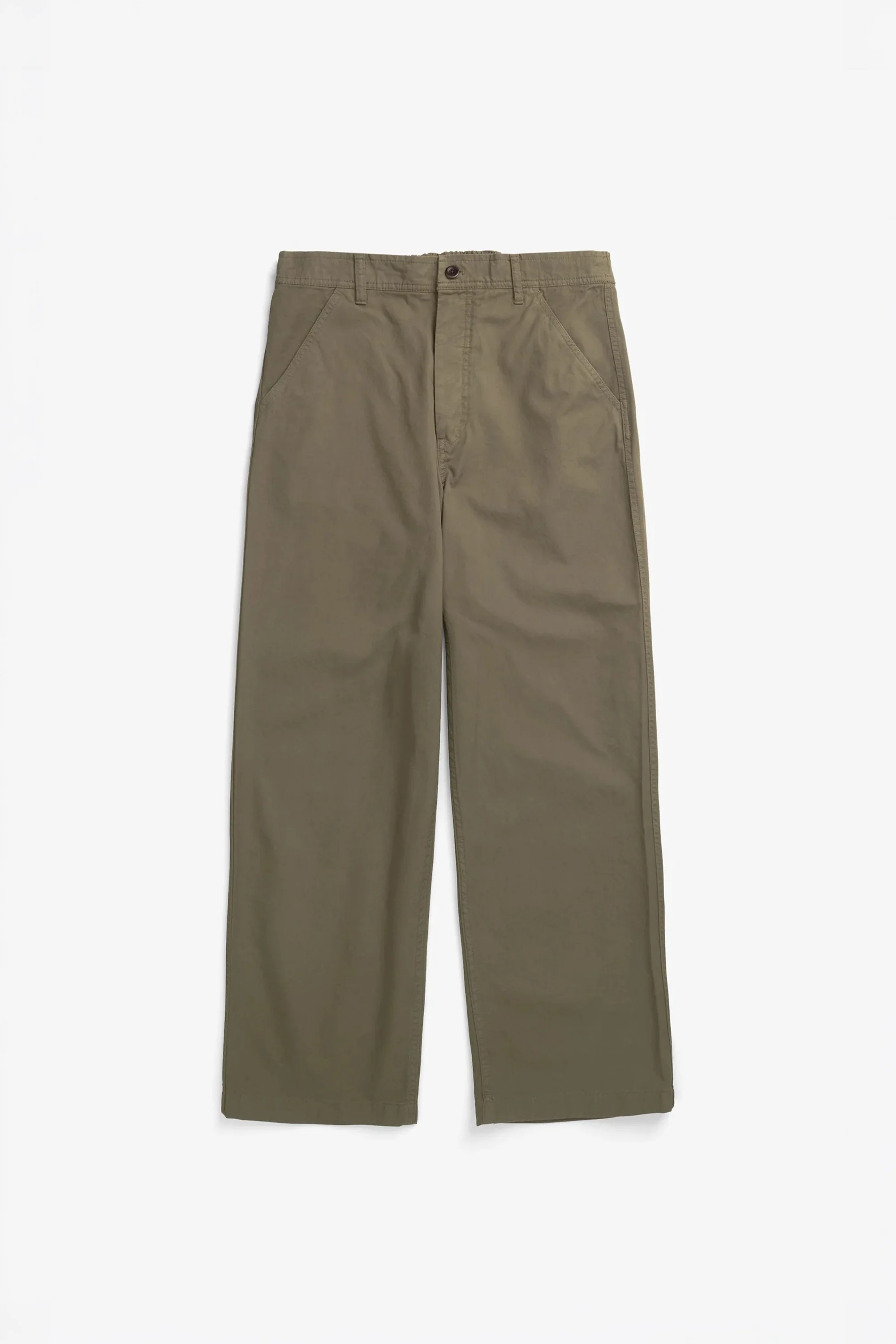 Kvitfjell Relaxed Cotton Twill Pant Olive Night - Image 5
