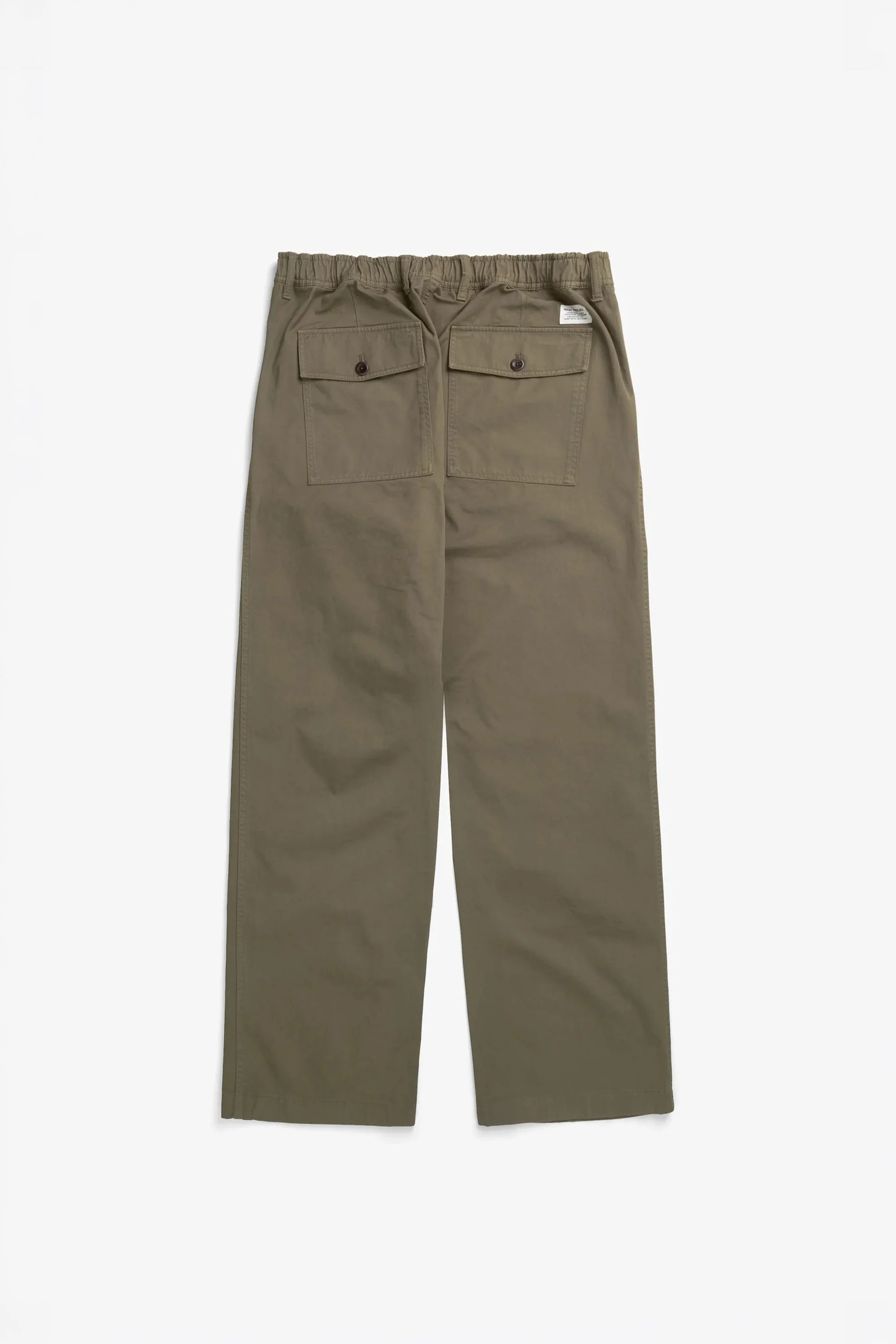 Kvitfjell Relaxed Cotton Twill Pant Olive Night - Image 8