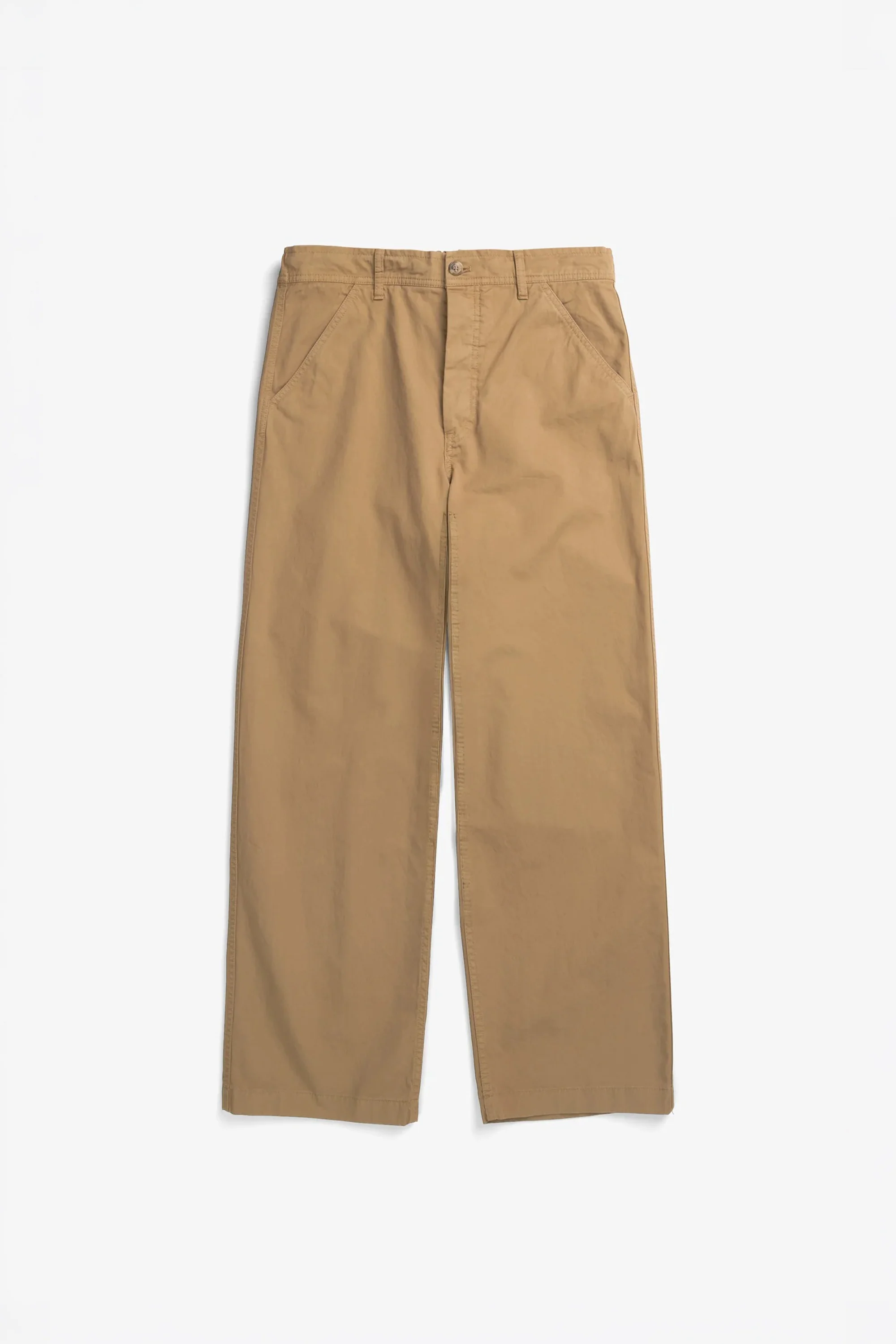 Kvitfjell Relaxed Cotton Twill Pant Walnut - Image 4