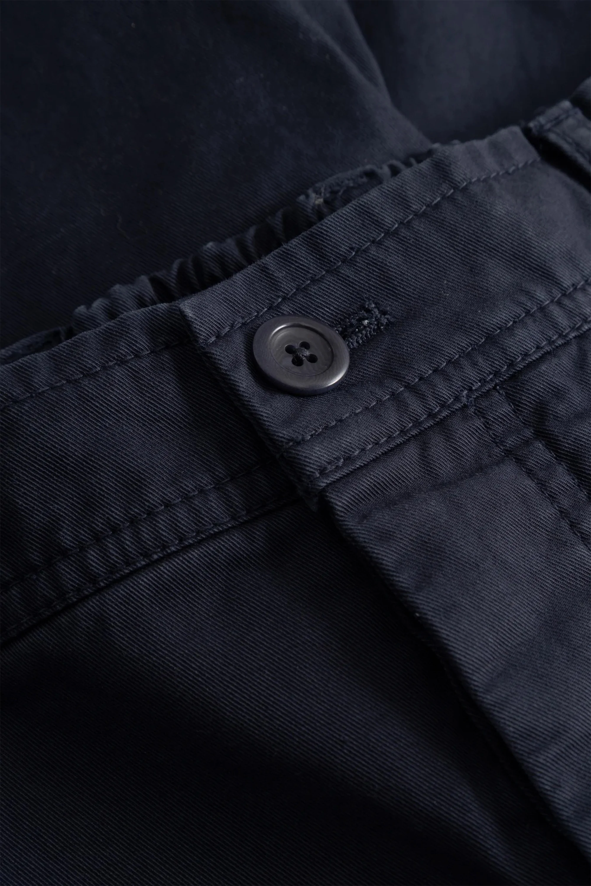 Kvitfjell Relaxed Cotton Twill Short Dark Navy - Image 3