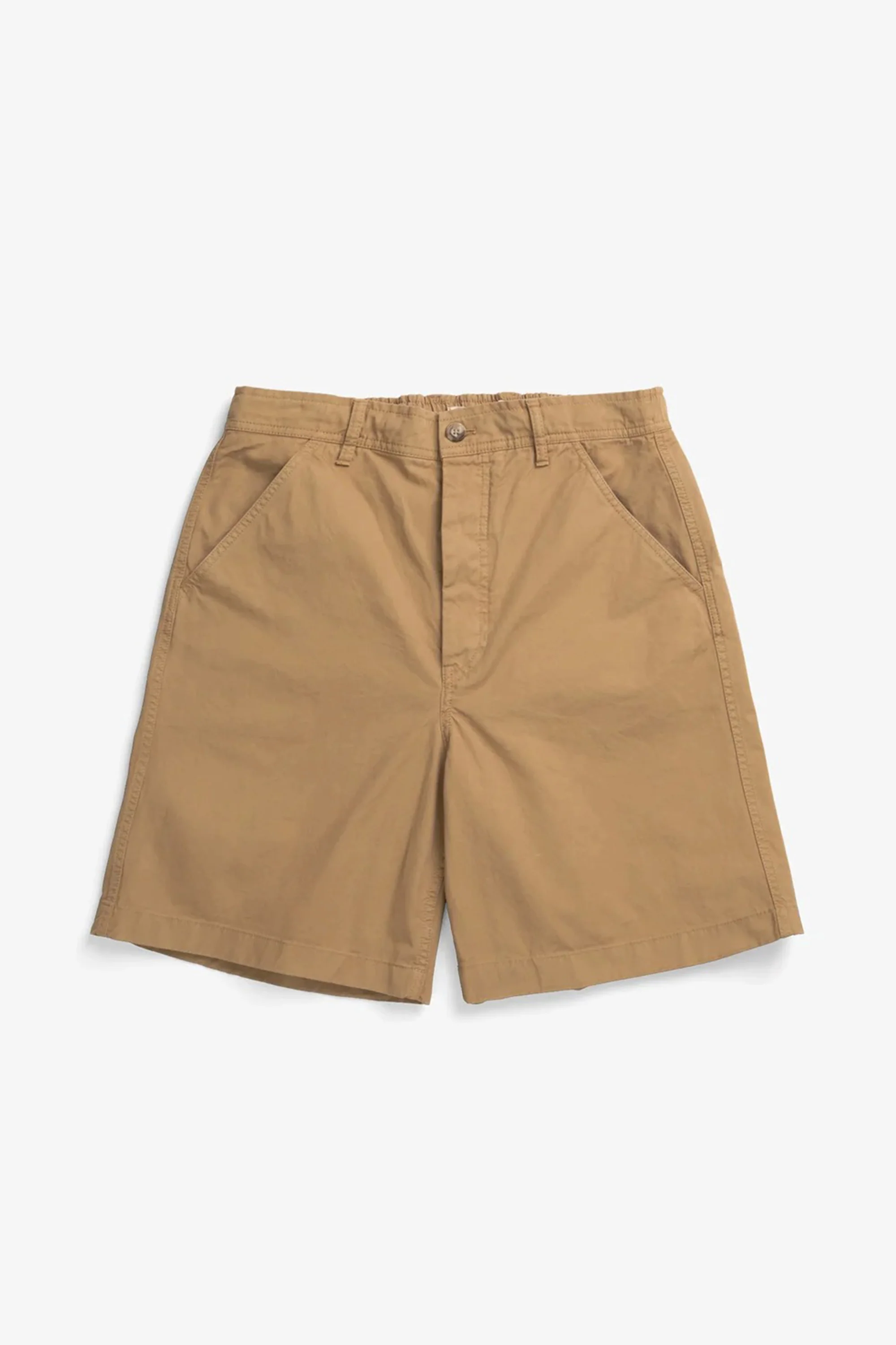 Kvitfjell Relaxed Cotton Twill Short Walnut