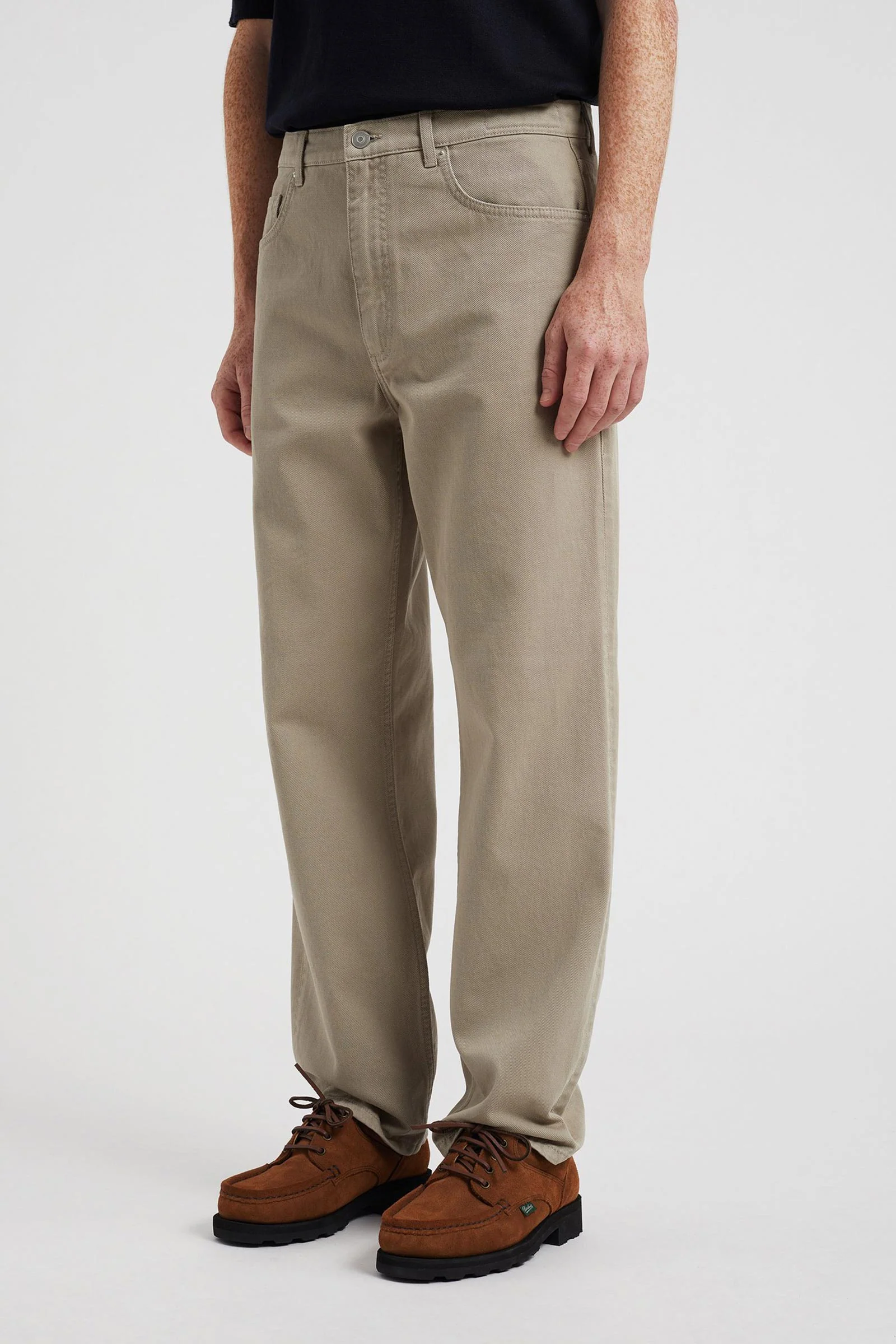Mogens Relaxed 5 Pocket Heavy Twill Clay - Image 4