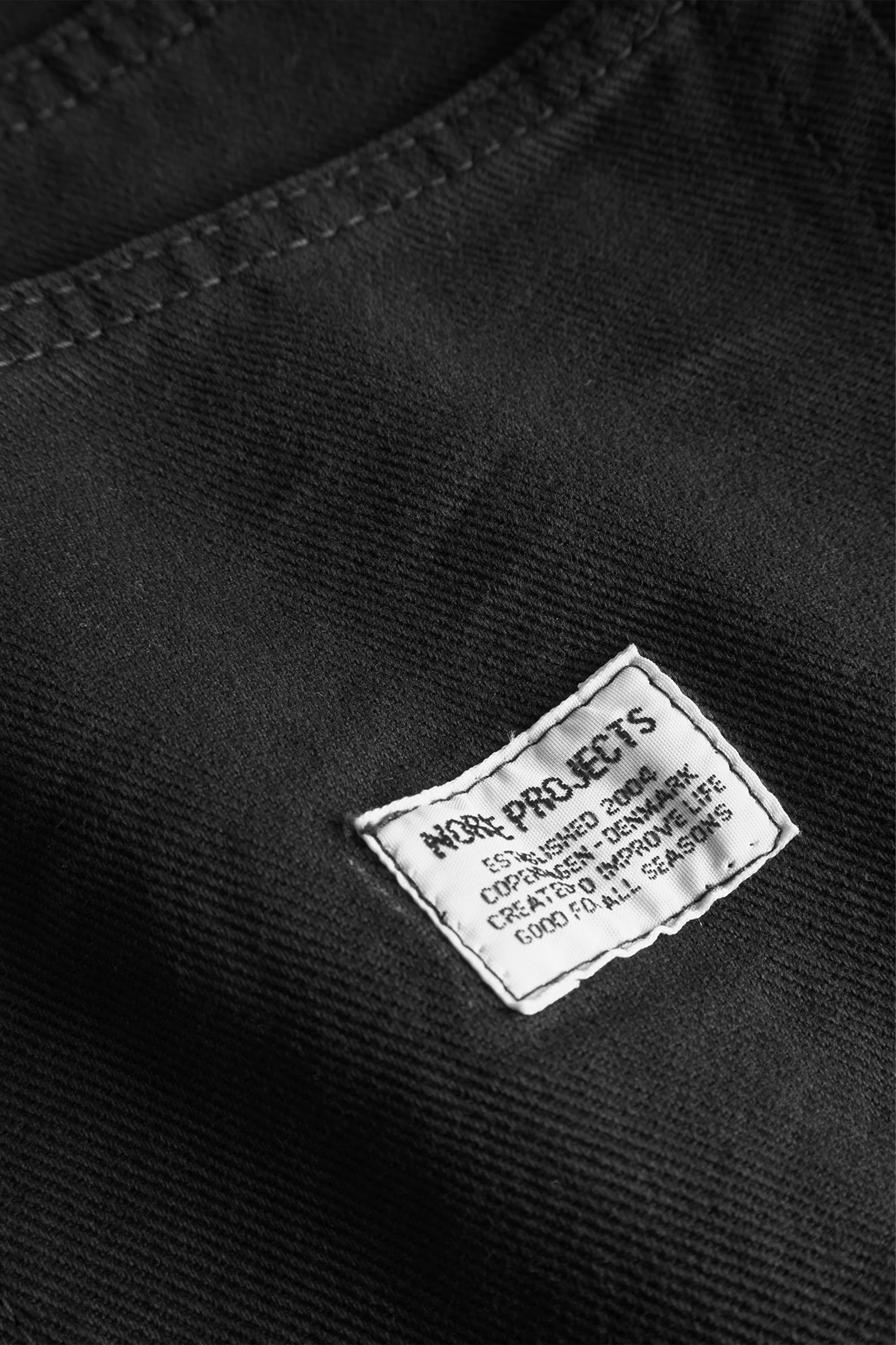 Mogens Relaxed 5 Pocket Heavy Twill Pants Black - Image 5