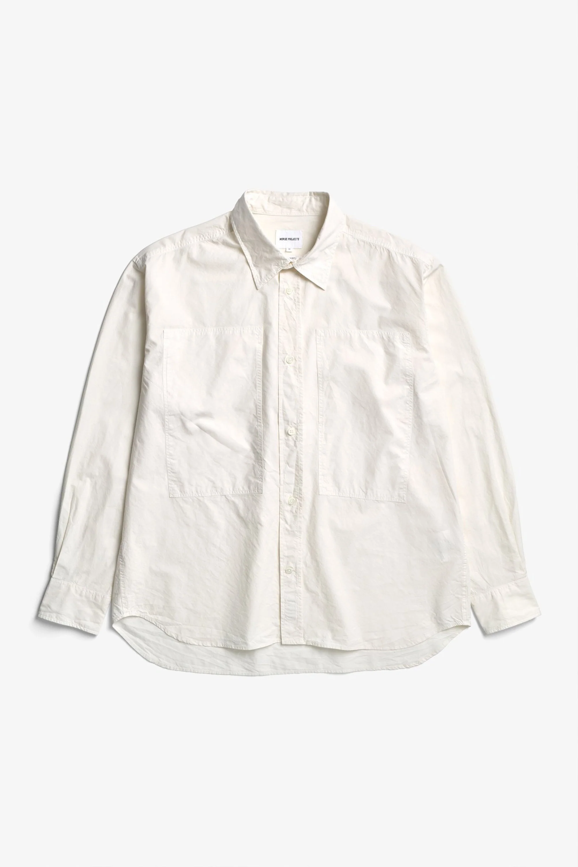 Ole Fatigue Cotton Tencel Shirt Oatmeal - Image 2