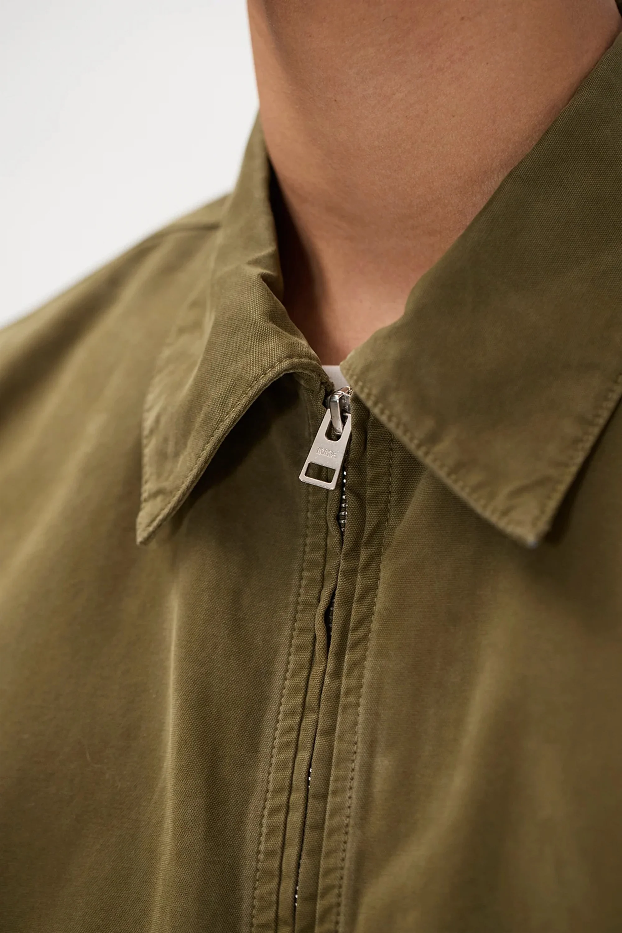 Raabjerg Canvas Jacket Olive Night - Image 5