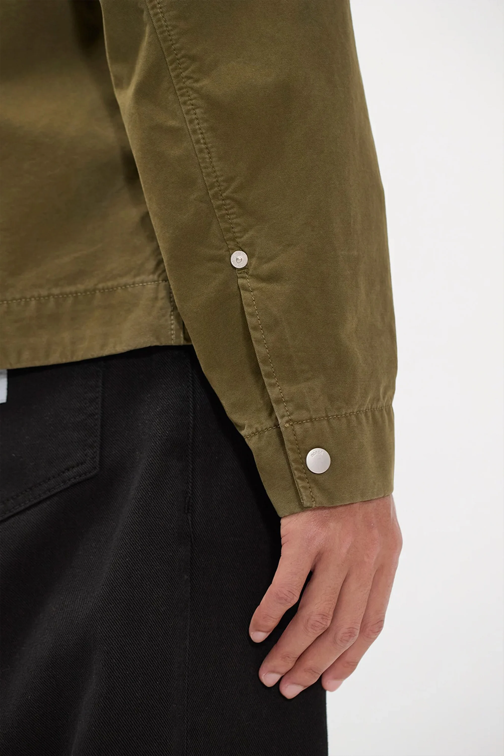 Raabjerg Canvas Jacket Olive Night - Image 8