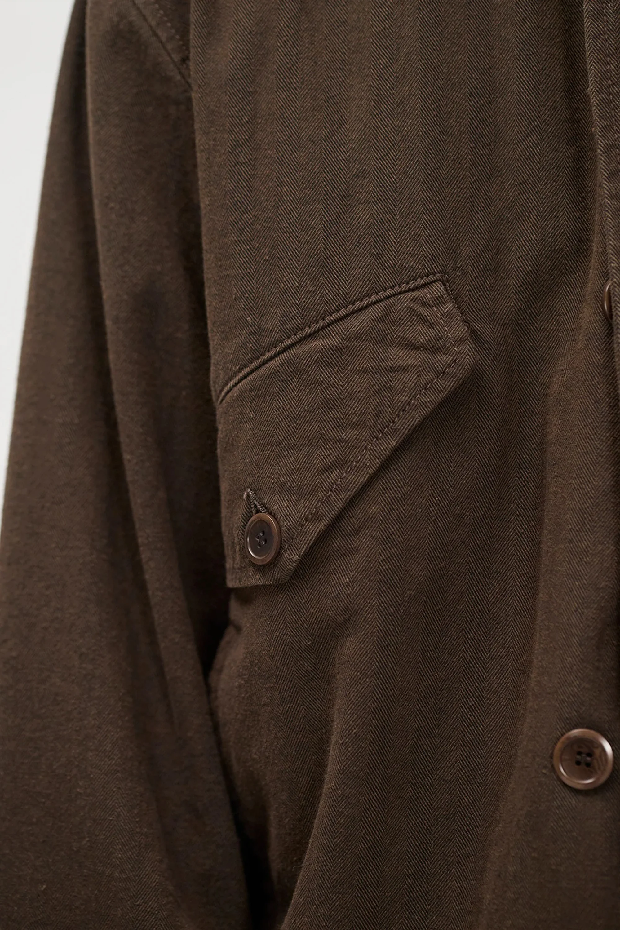Vandel Herringbone Twill Flight Jacket Delicioso Brown - Image 6