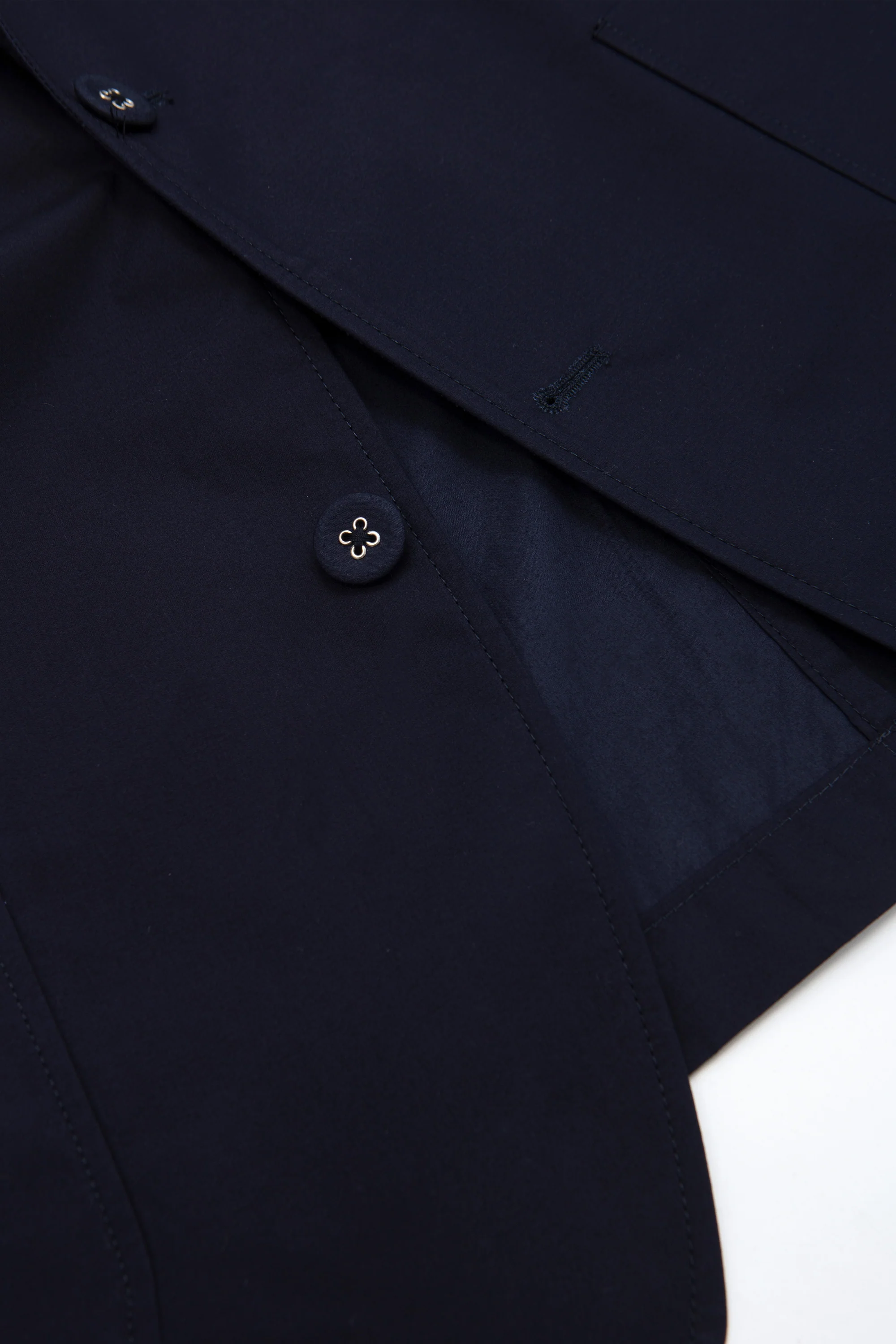 Cyril Poplin Jacket Navy Ink - Image 4
