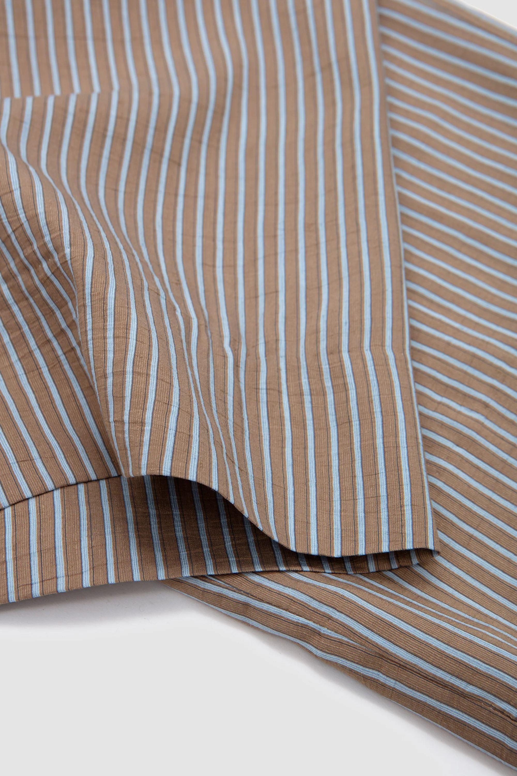 Nilson Wrinkled Stripe Chino Ginger/ Dream Blue - Image 4
