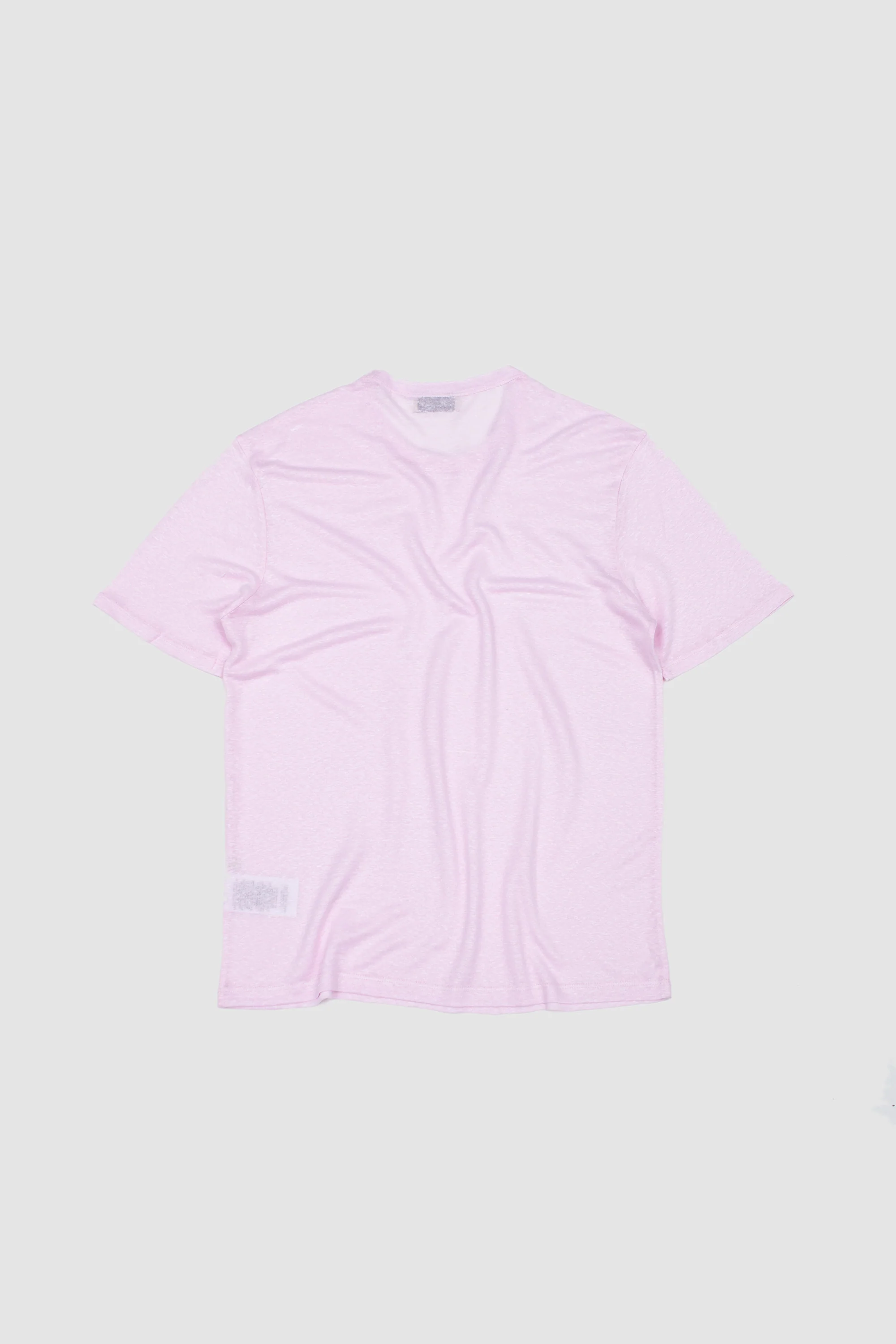 SS Tee Garment Dye Linen Pink Pastel - Image 5