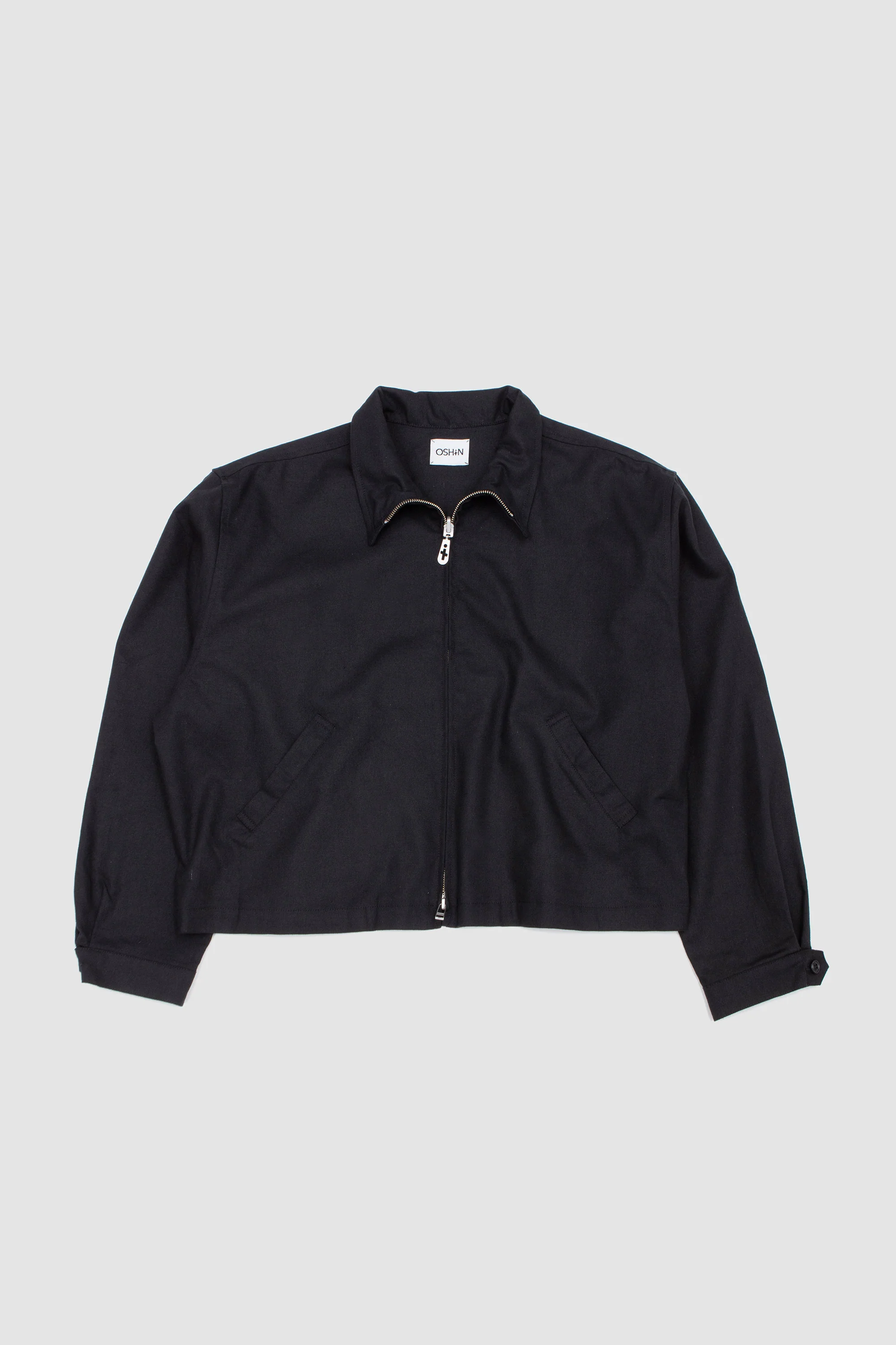 The Lean Zip Jacket Black