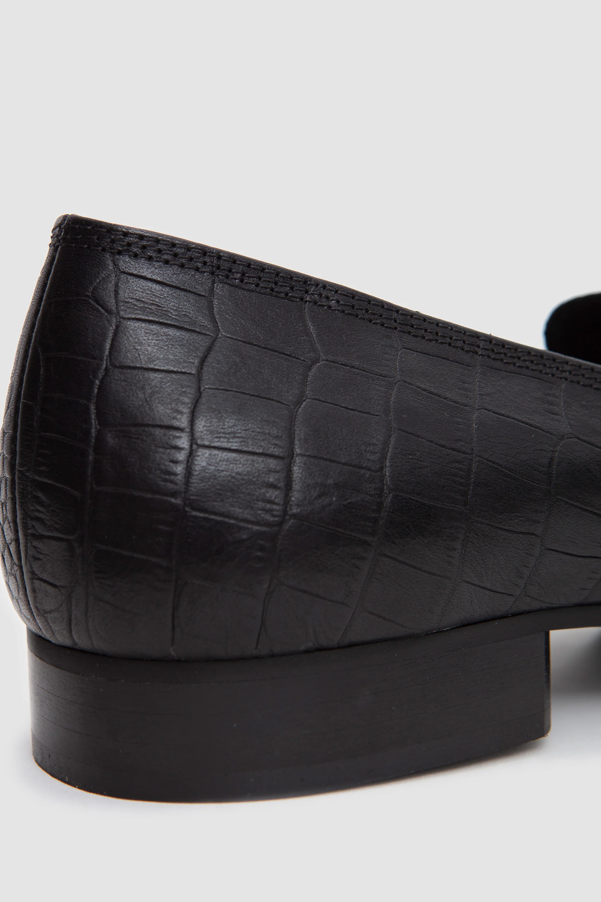 079 Mocassin Crocodile Black - Image 7