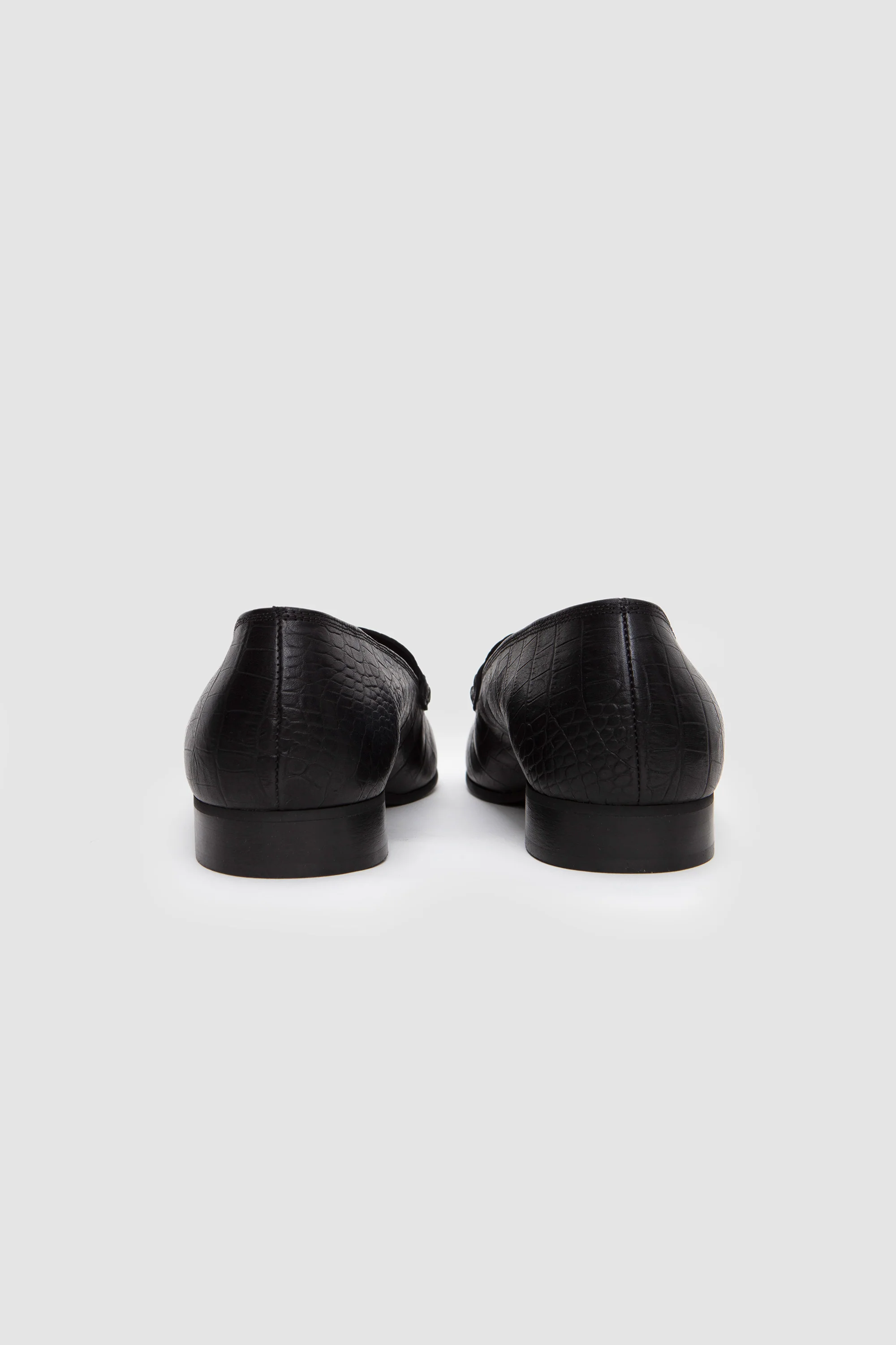 079 Mocassin Crocodile Black - Image 8