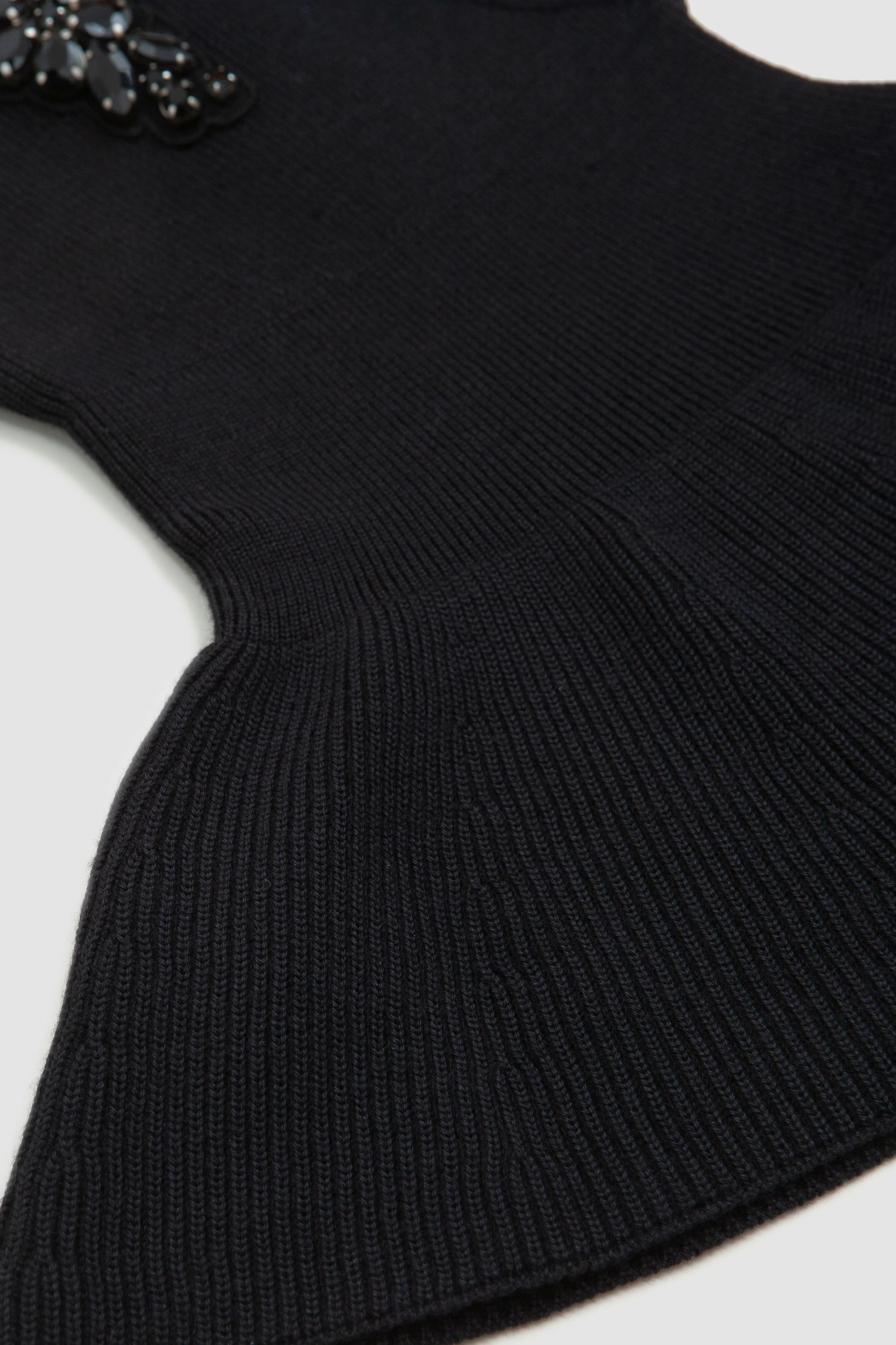 Embellished Pointed Balaclava Black/Jet - Image 4