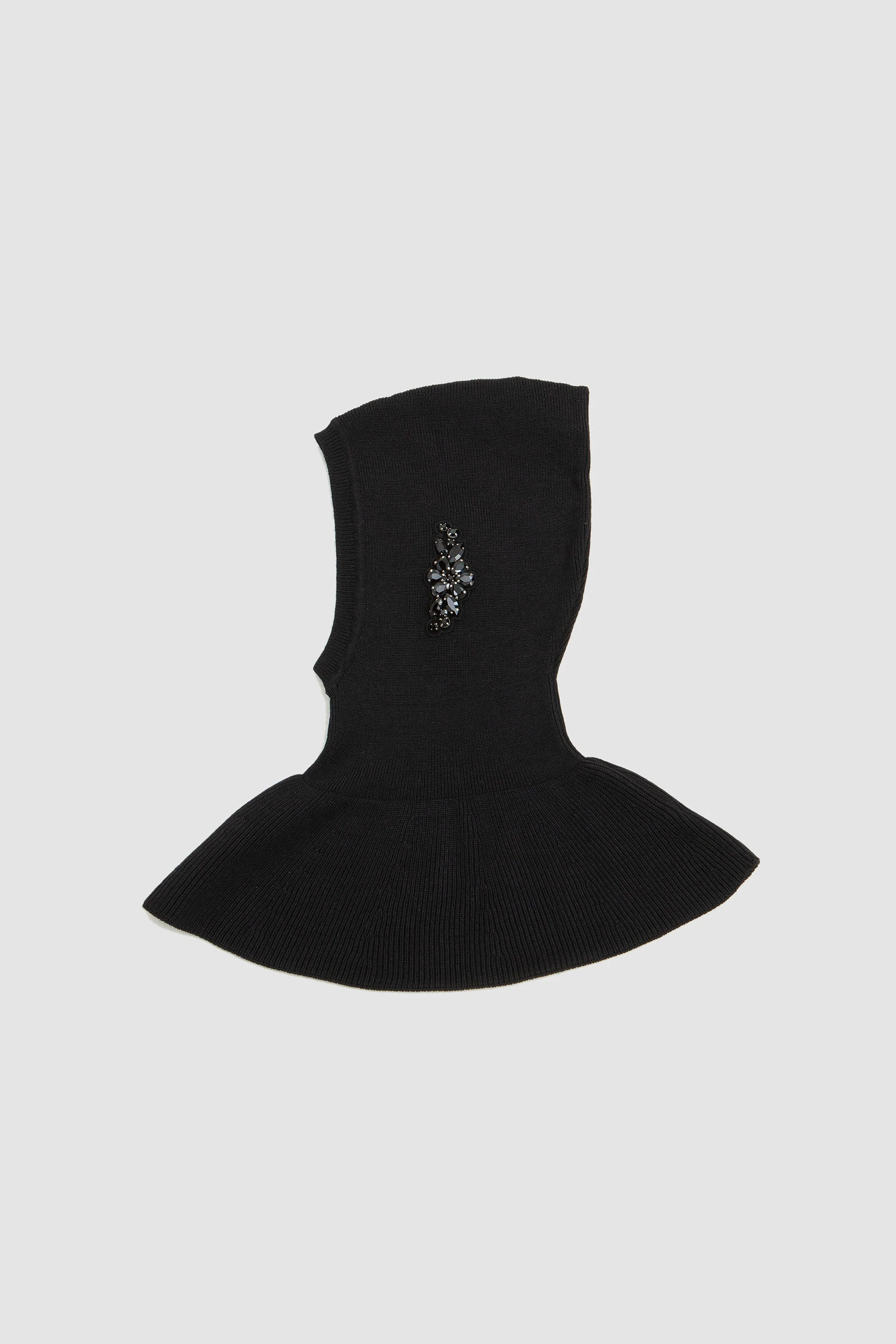 Embellished Pointed Balaclava Black/Jet - Image 5