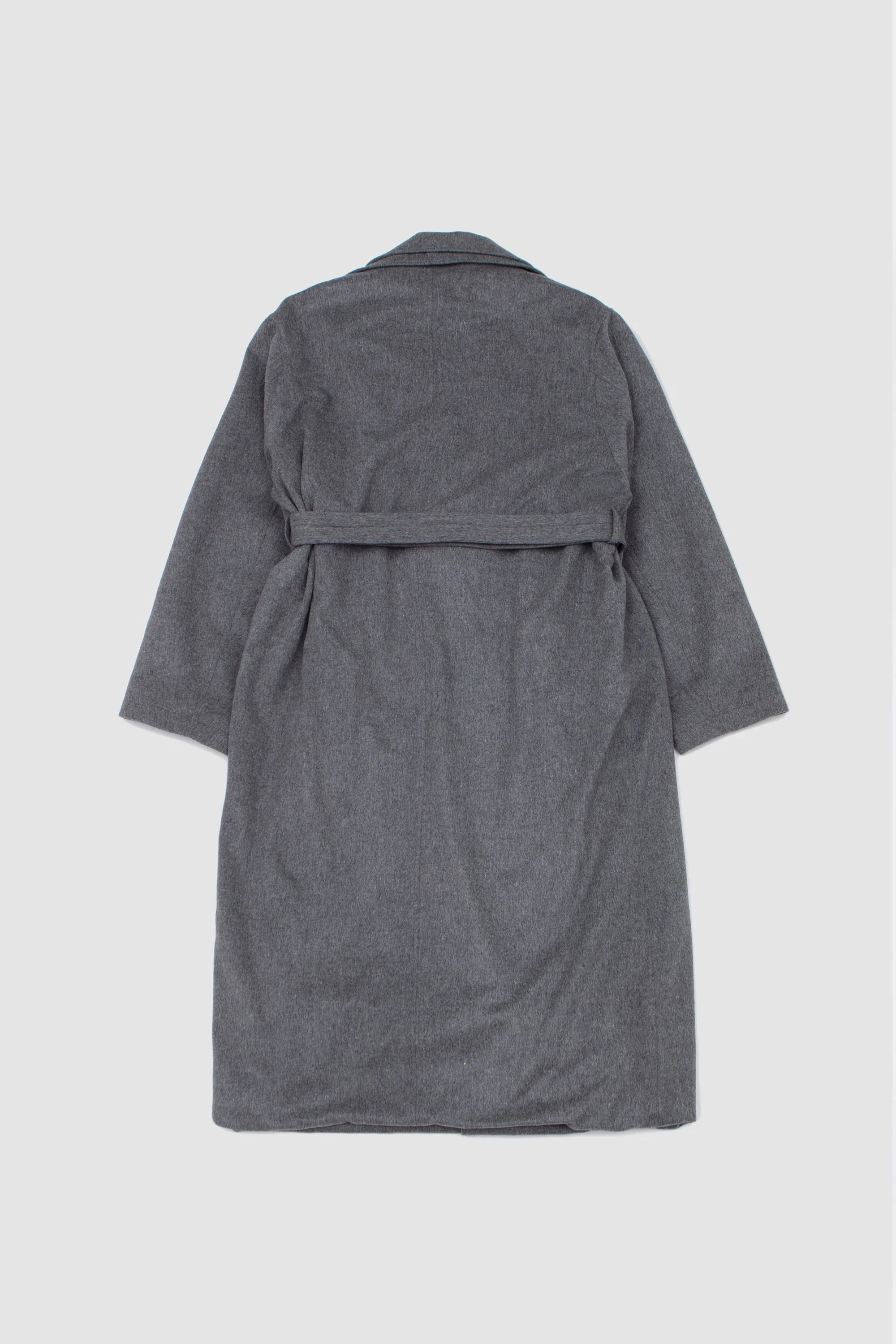 Oversized Layered Combination Coat Grey - Image 8