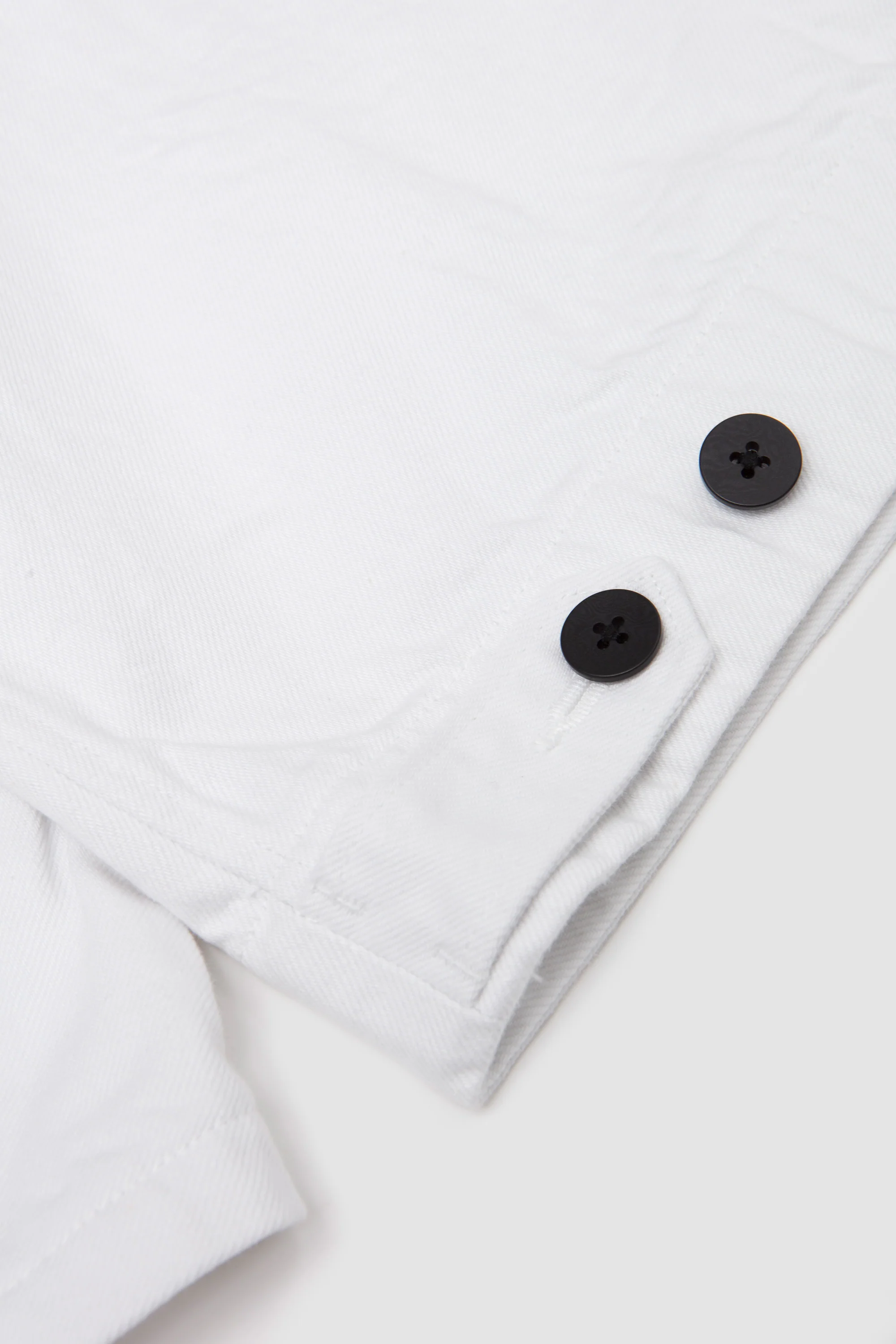 11.5OZ Denim Jacket Ash White - Image 4