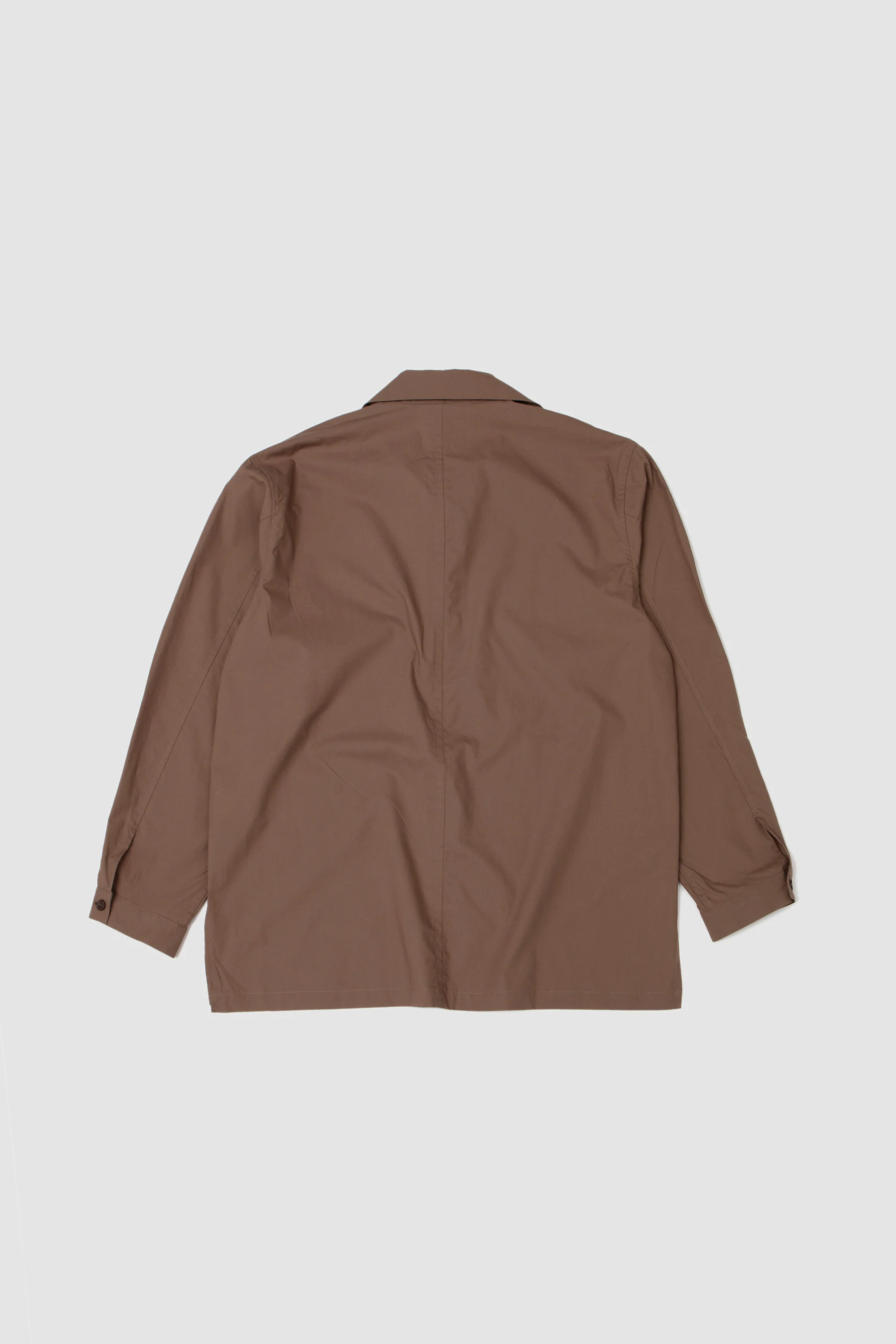 Buttonless Over Shirt Mocha Beige - Image 5