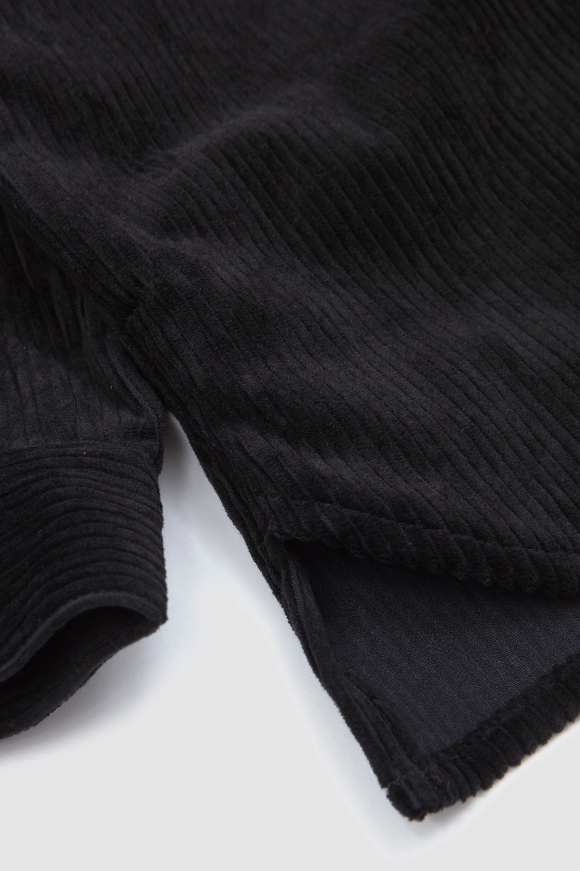 Corduroy Shirt Jacket Black - Image 4