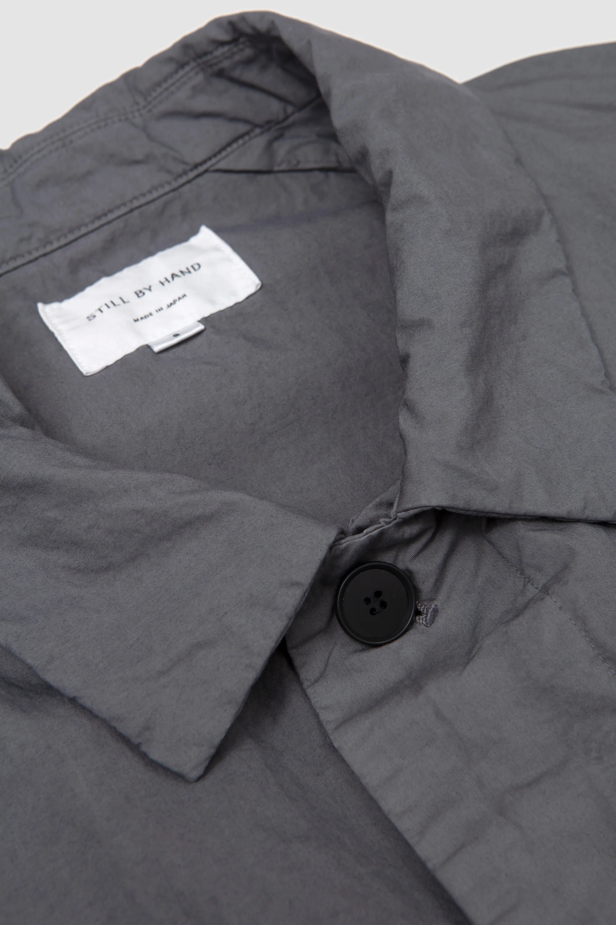 Garment-Dye Half Coat Blue Grey - Image 3