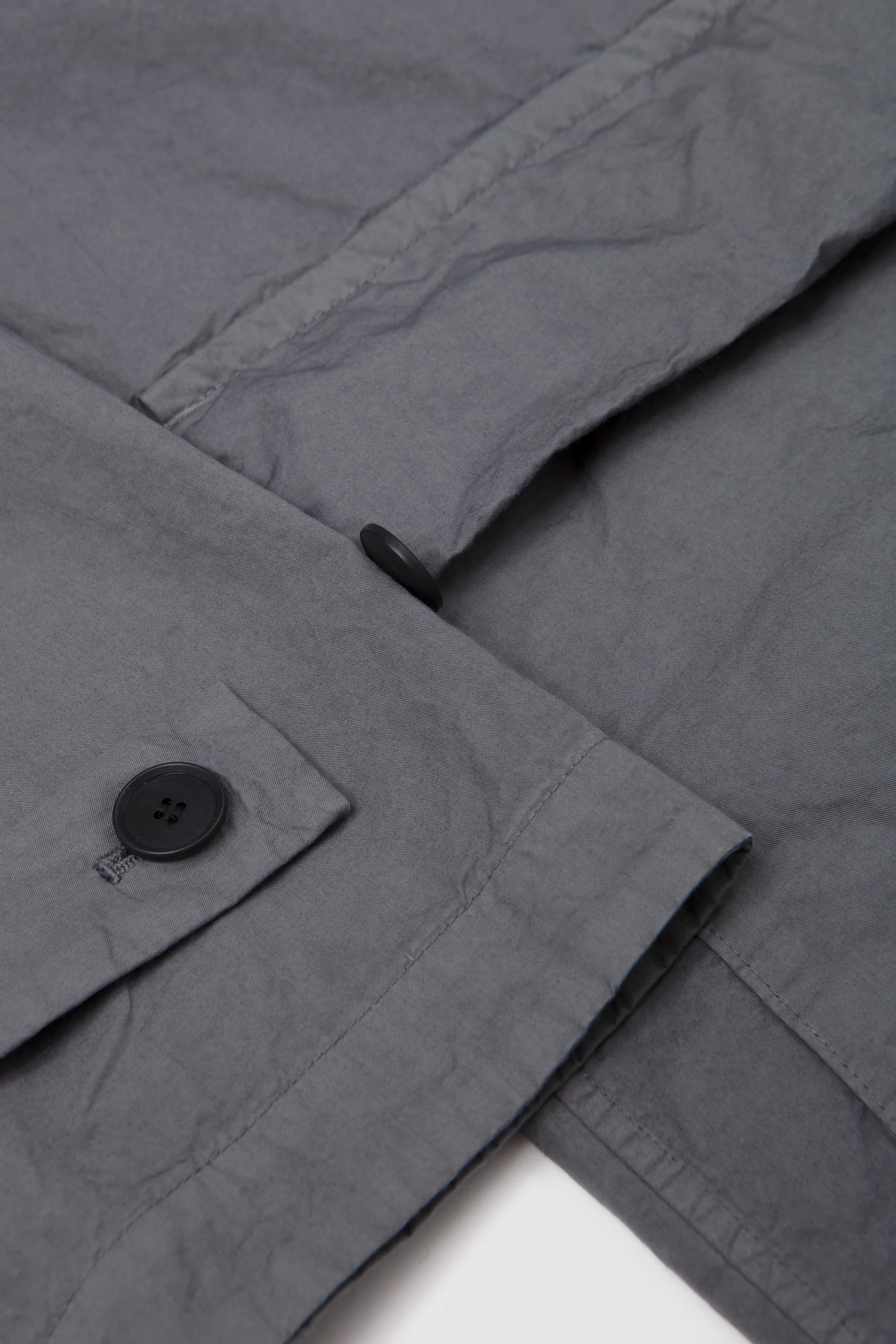 Garment-Dye Half Coat Blue Grey - Image 4
