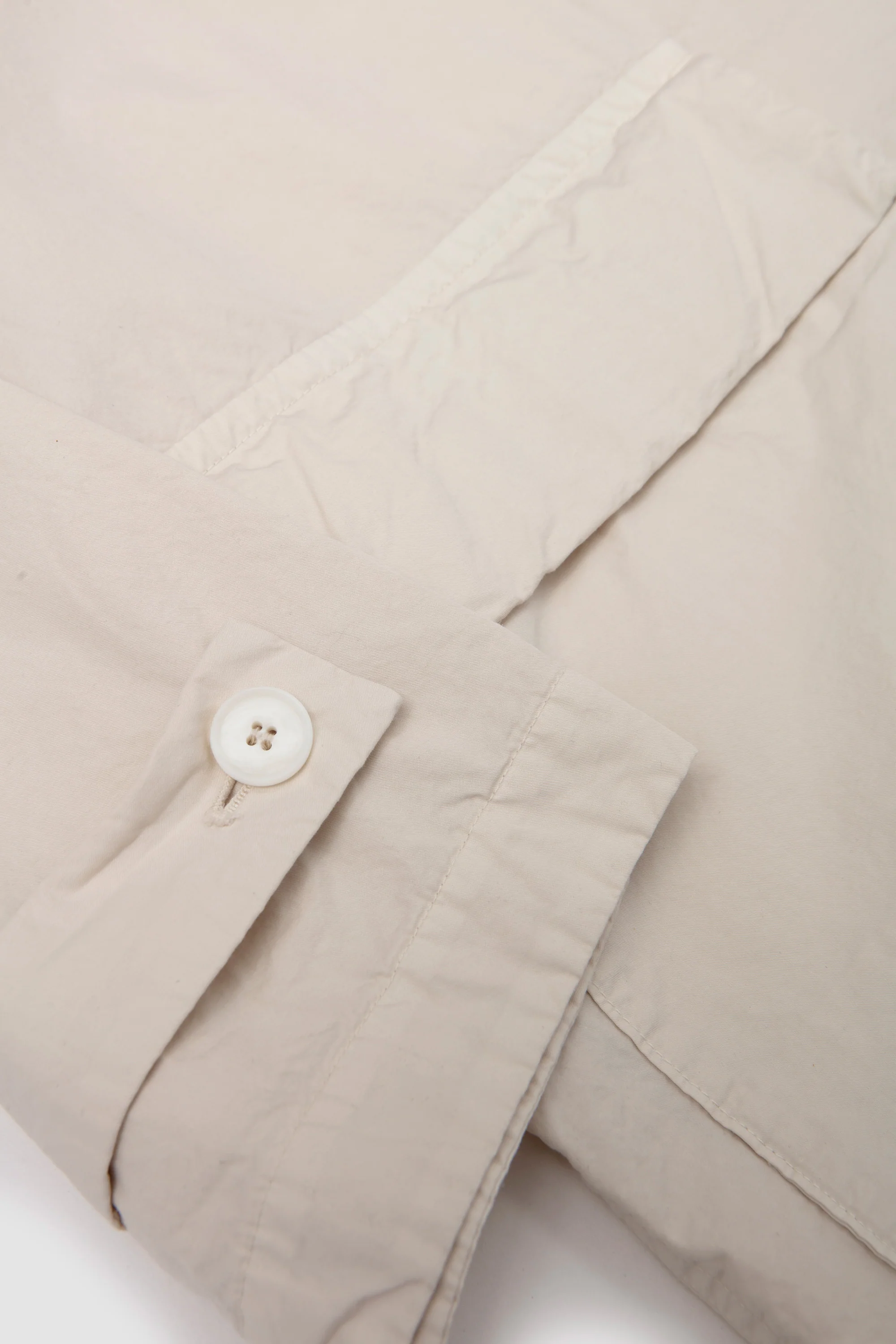 Garment-Dye Half Coat Ecru - Image 4